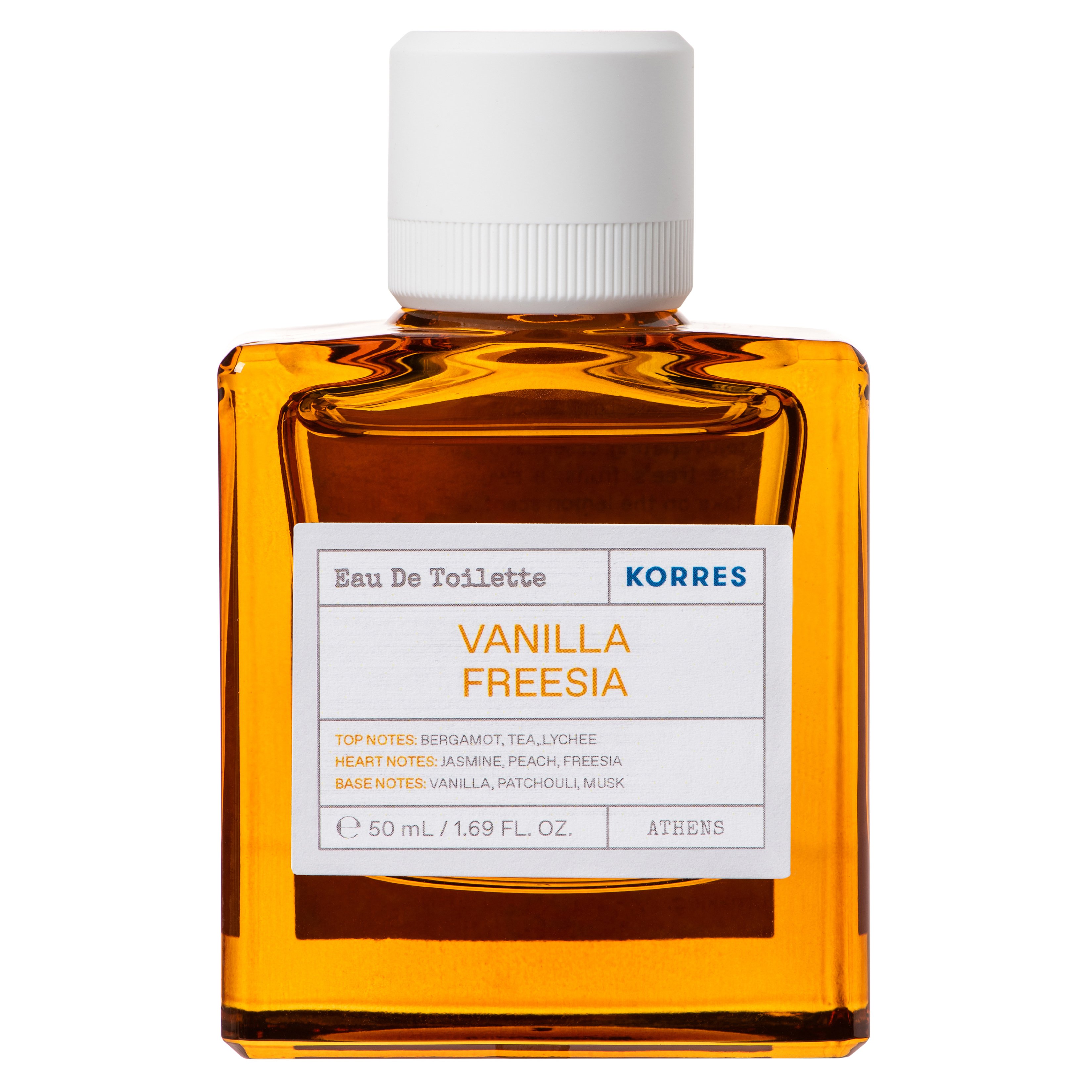 Korres Korres Vanilla Freesia Eau De Toilette Γυναικείο Άρωμα με Γλυκές Νότες Λουλουδιών 50ml