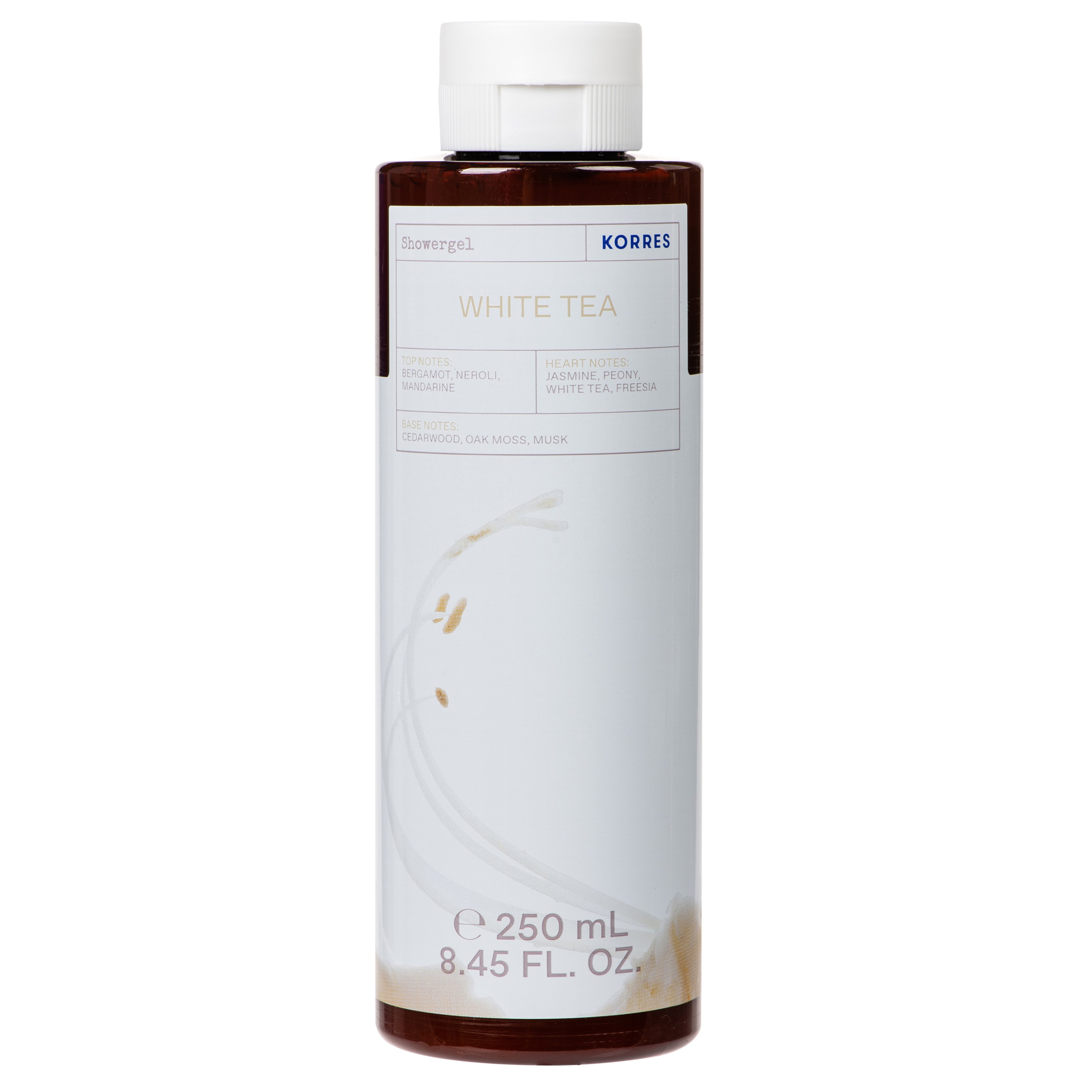 Korres White Tea Showergel Αρωματικό Αφρόλουτρο με Ενυδατικούς Παράγοντες 250ml