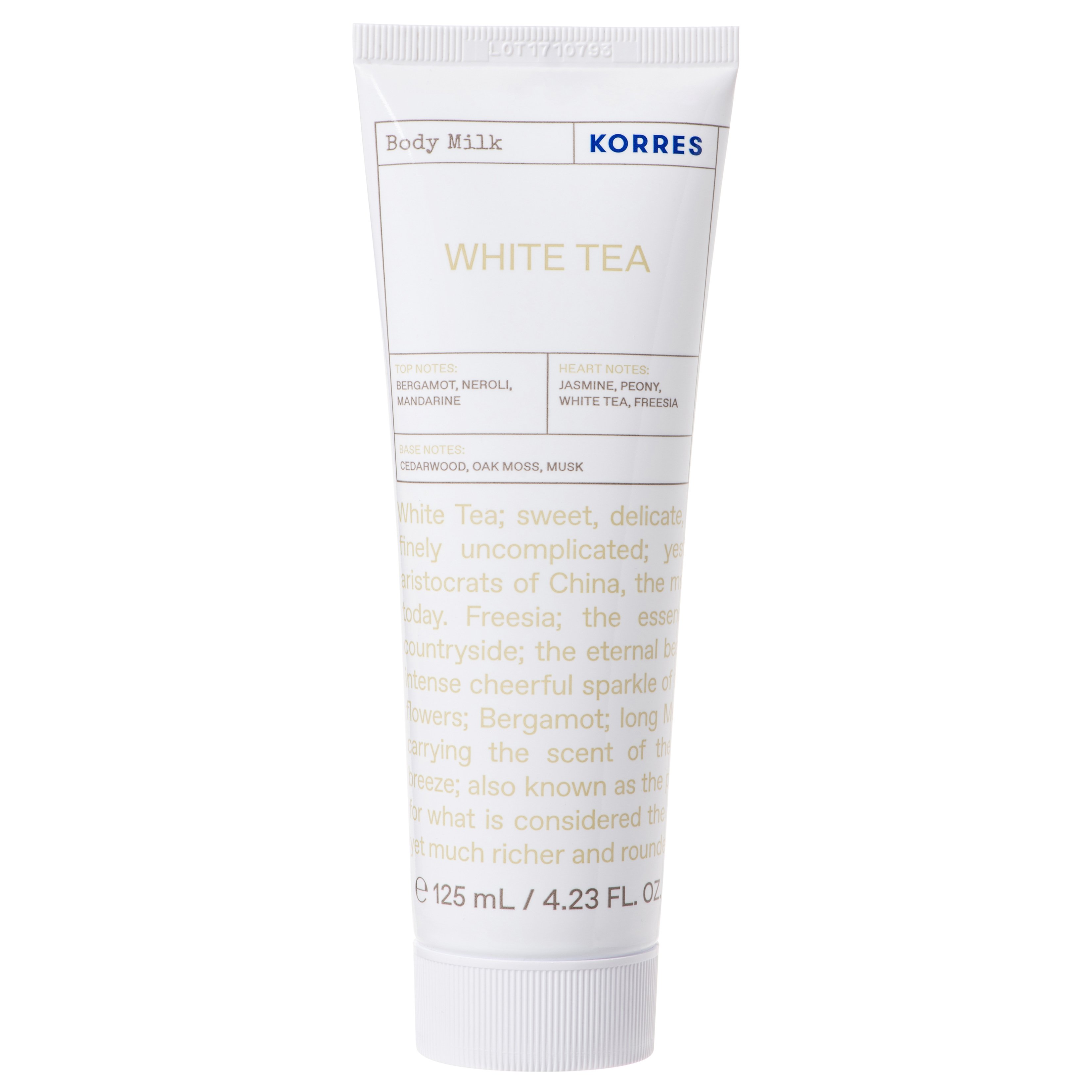 Korres Body Milk White Tea Ενυδατικό Δροσερό Γαλάκτωμα Σώματος 125ml