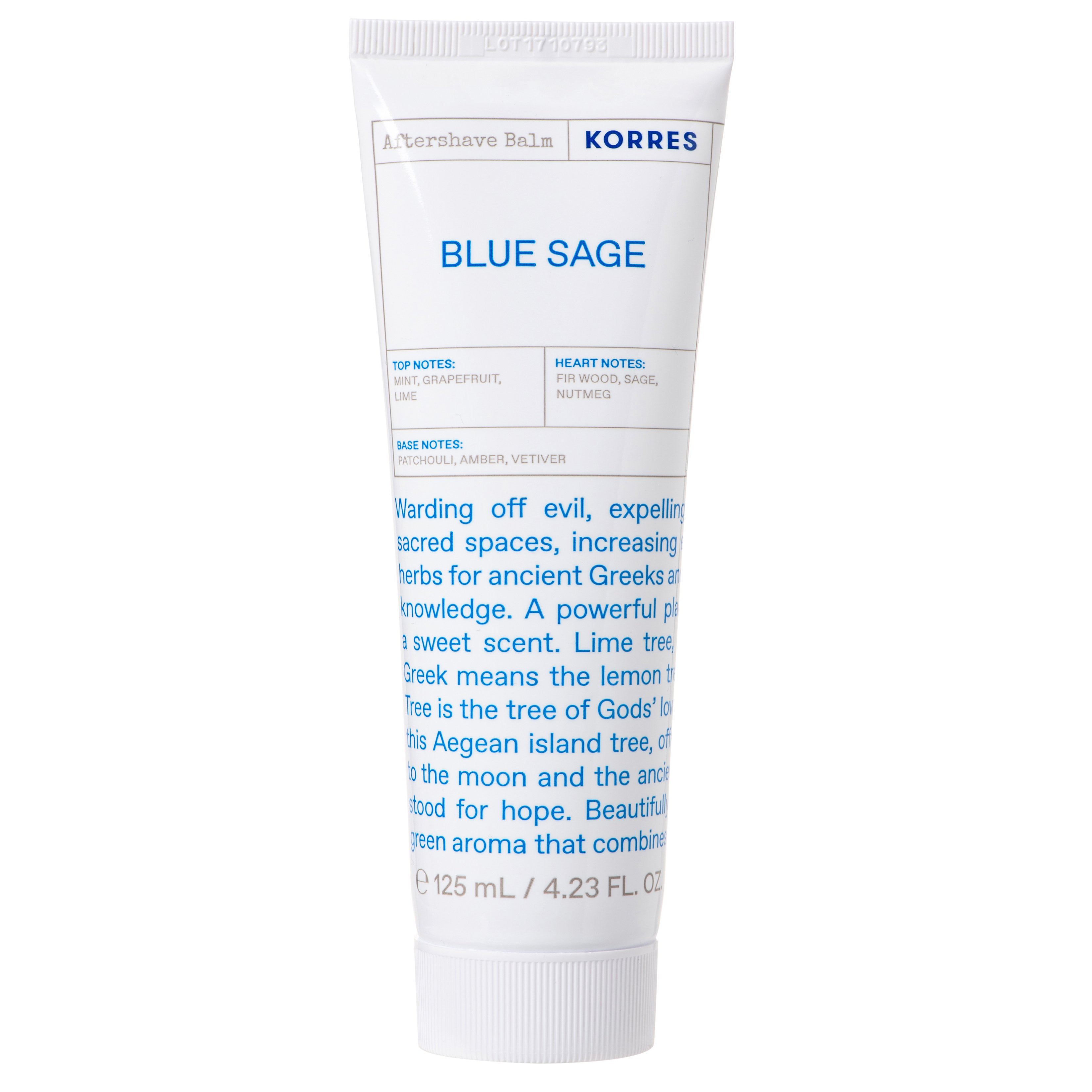 Korres Blue Sage Aftershave Γαλάκτωμα για Μετά το Ξύρισμα 125ml