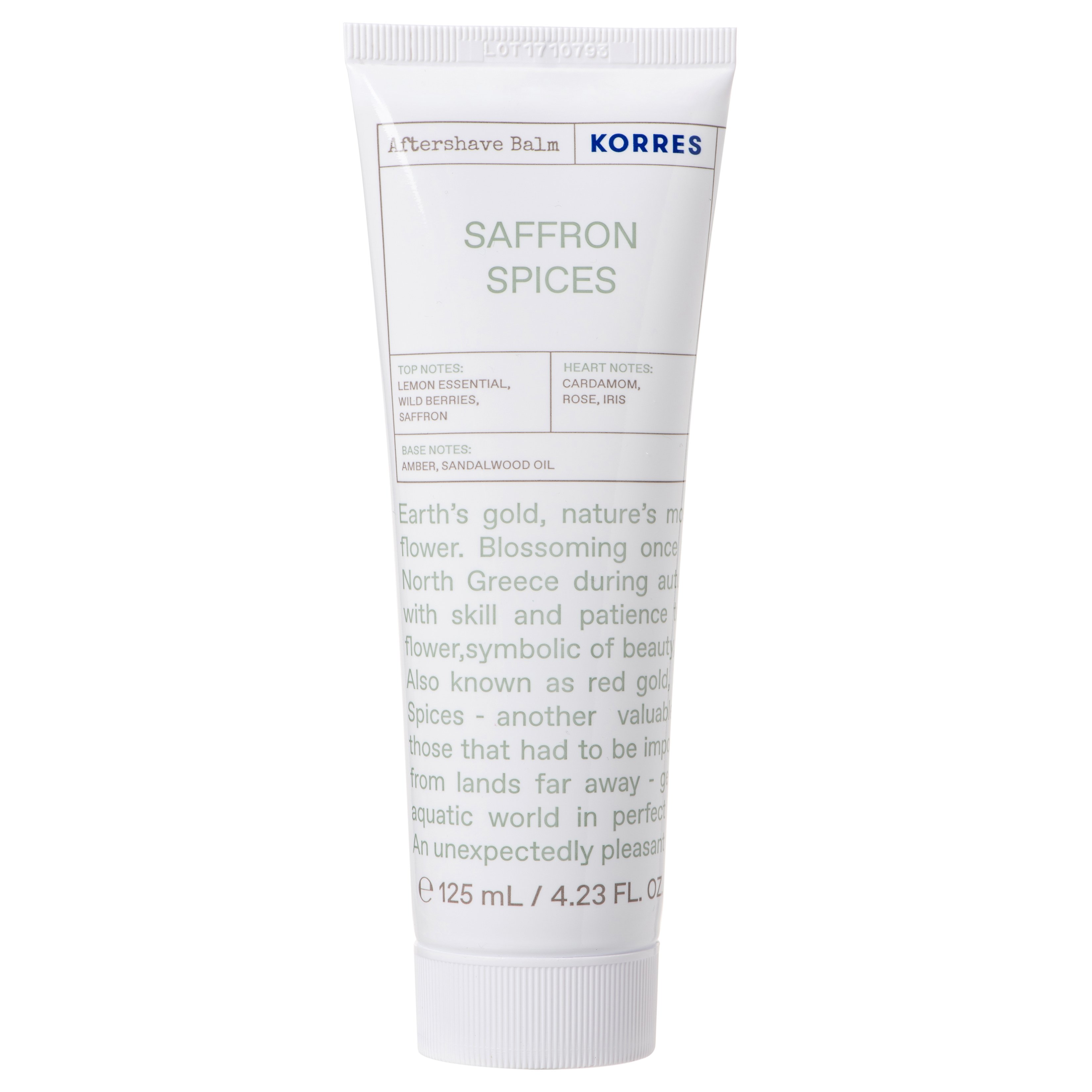 Korres Saffron Spices Aftershave Γαλάκτωμα για Μετά το Ξύρισμα με Ενυδατικούς Παράγοντες & Ανατολίτικο Άρωμα 125ml