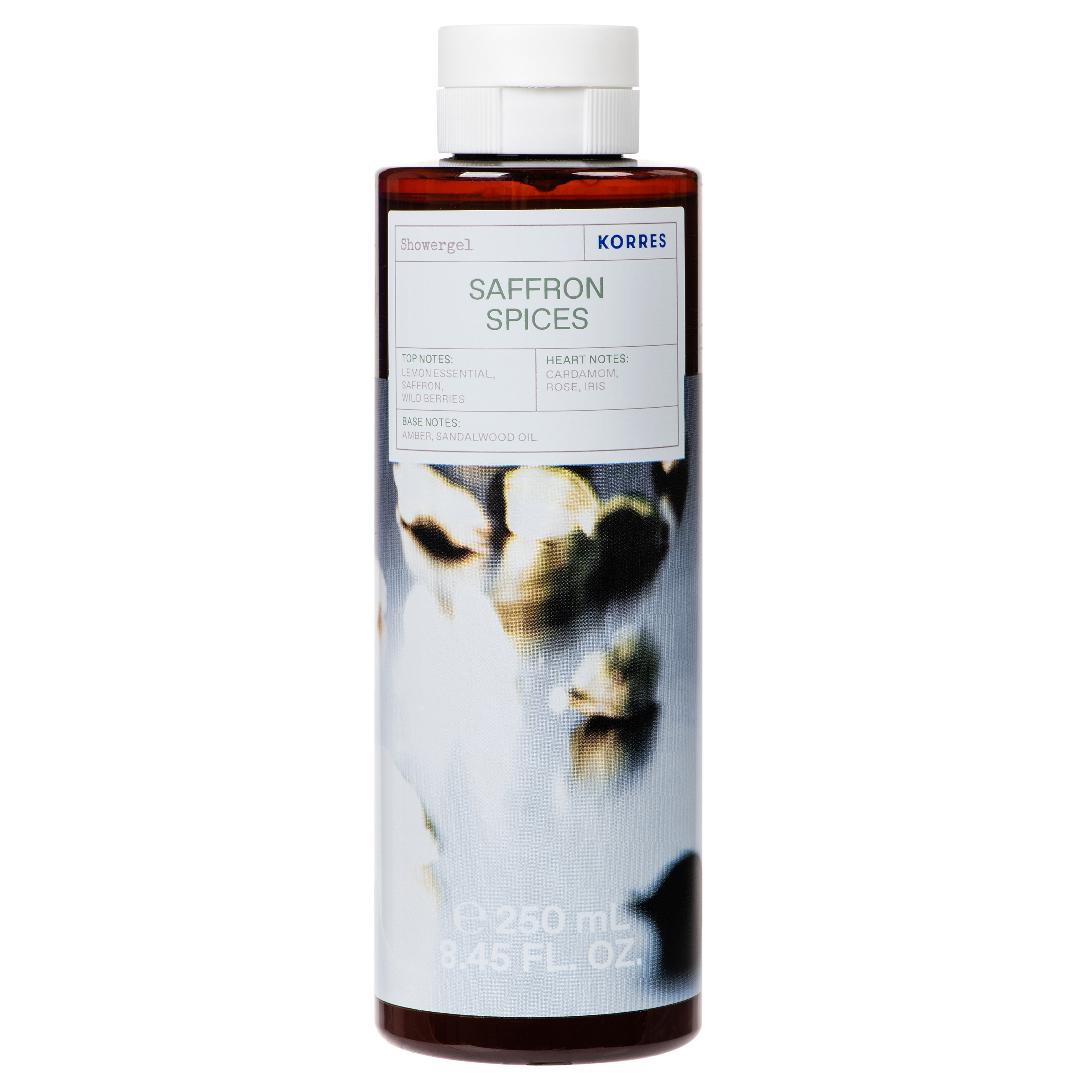 Korres Saffron Spices Showergel Αρωματικό Αφρόλουτρο με Ενυδατικούς Παράγοντες & Ανατολίτικο Άρωμα 250ml