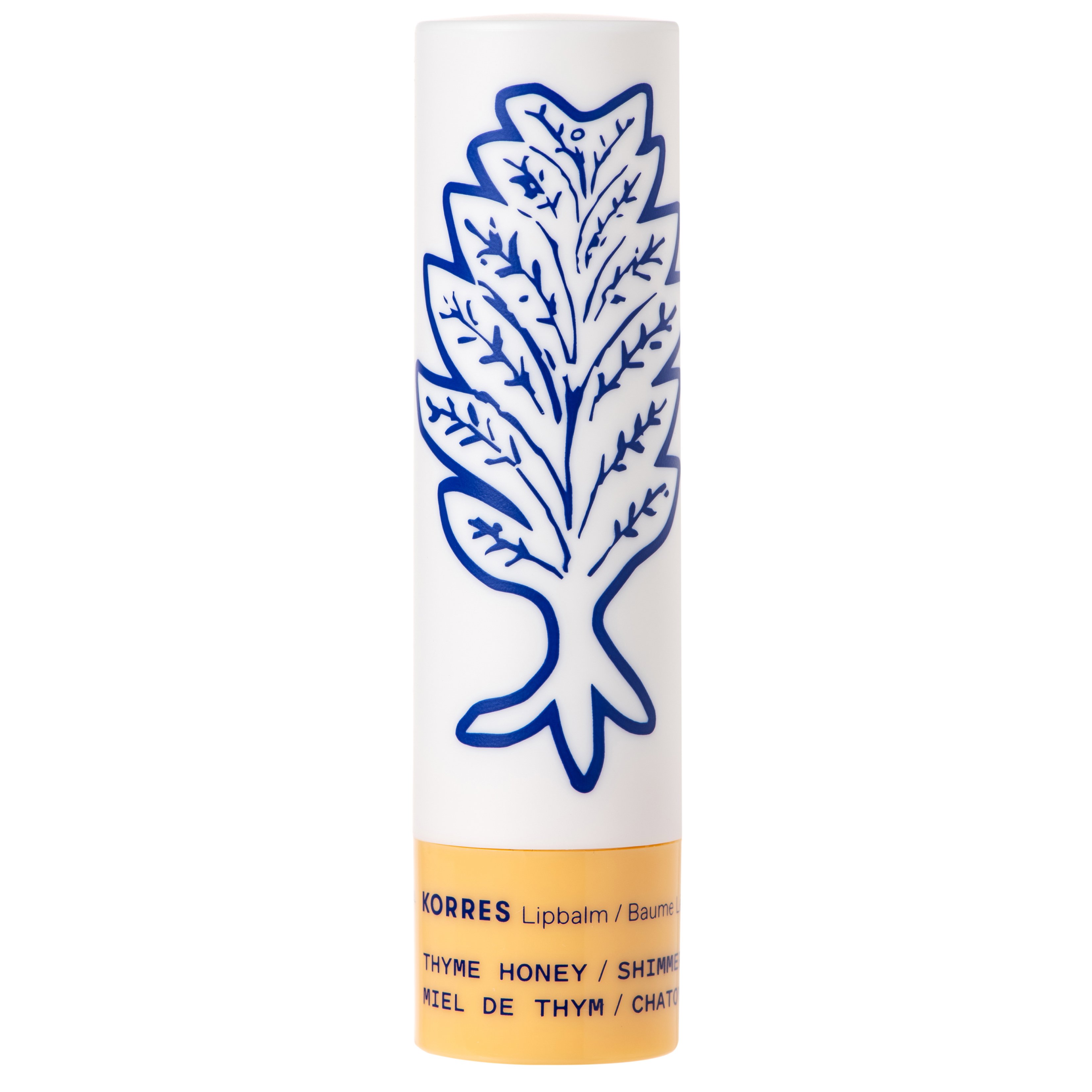 Korres Korres Lip Balm Thyme Honey Shimmery Εντατική Ενυδατική Φροντίδα για τα Χείλη με Μέλι για Υγιή & Λαμπερή Όψη 4.5g