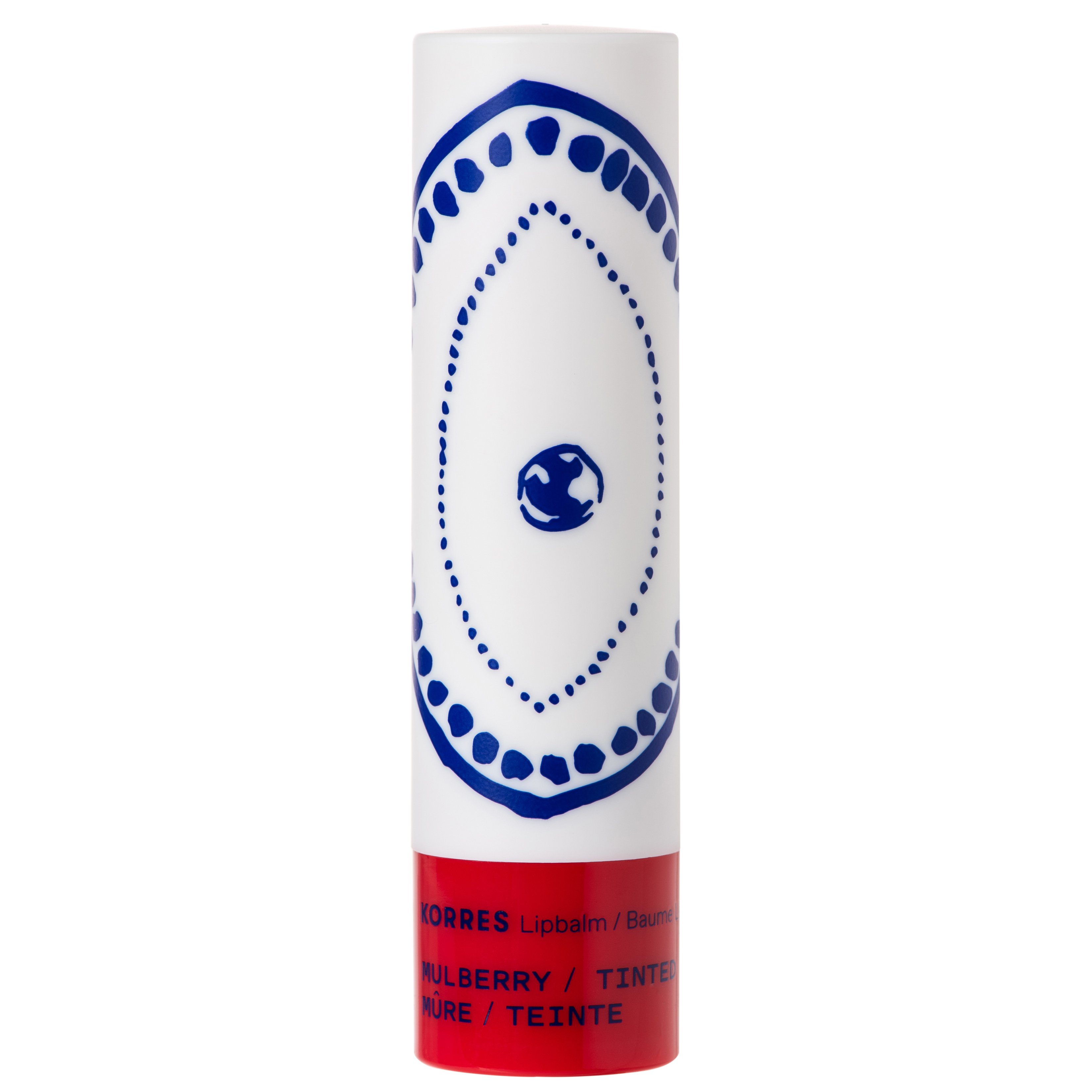 Korres Lip Balm Mulberry Tinded Εντατική Ενυδατική Φροντίδα για τα Χείλη με Ζουμερό Χρώμα από Κόκκινα Μούρα 4.5g