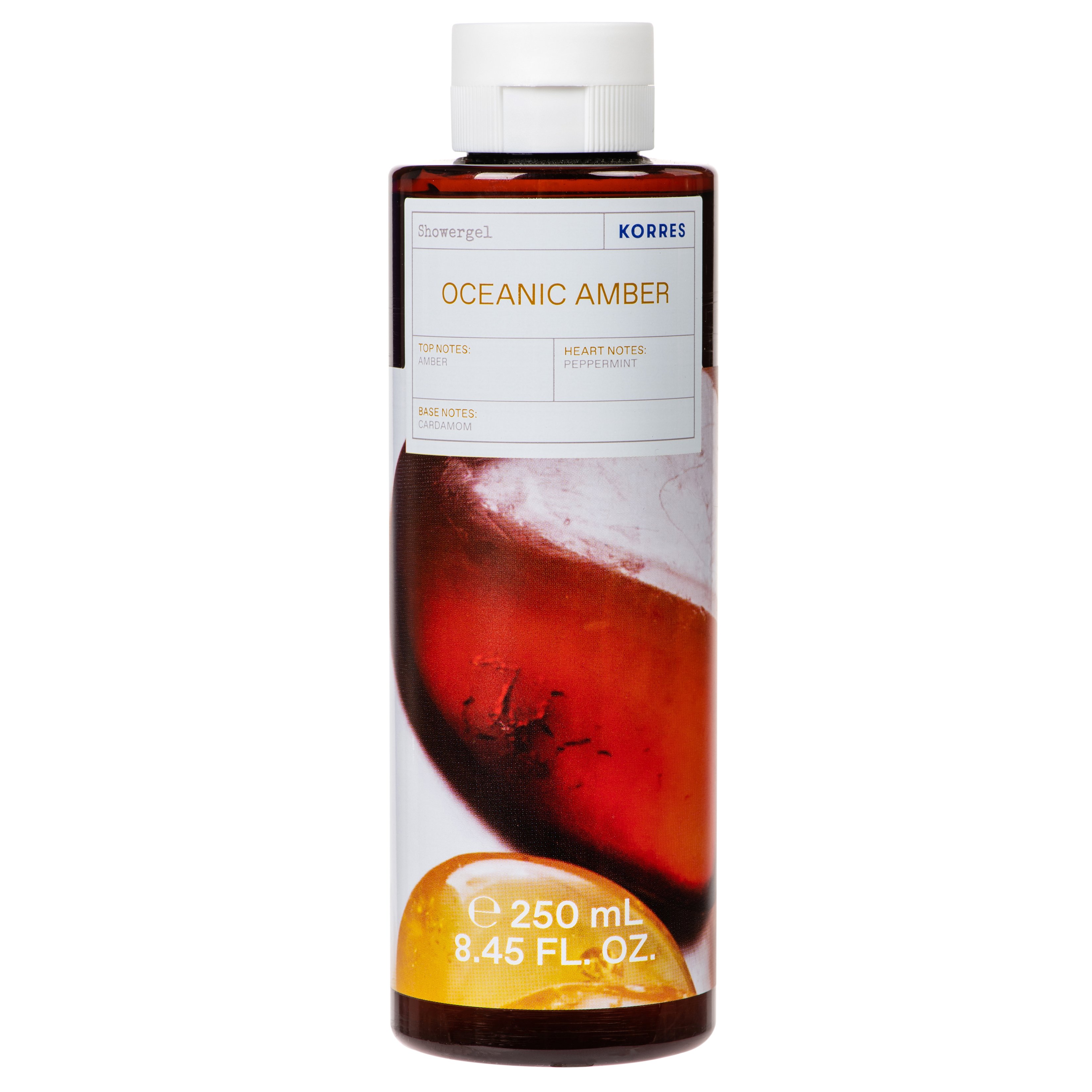 Korres Oceanic Amber Scented Showergel Αρωματικό Αφρόλουτρο με Ενυδατικούς Παράγοντες 250ml