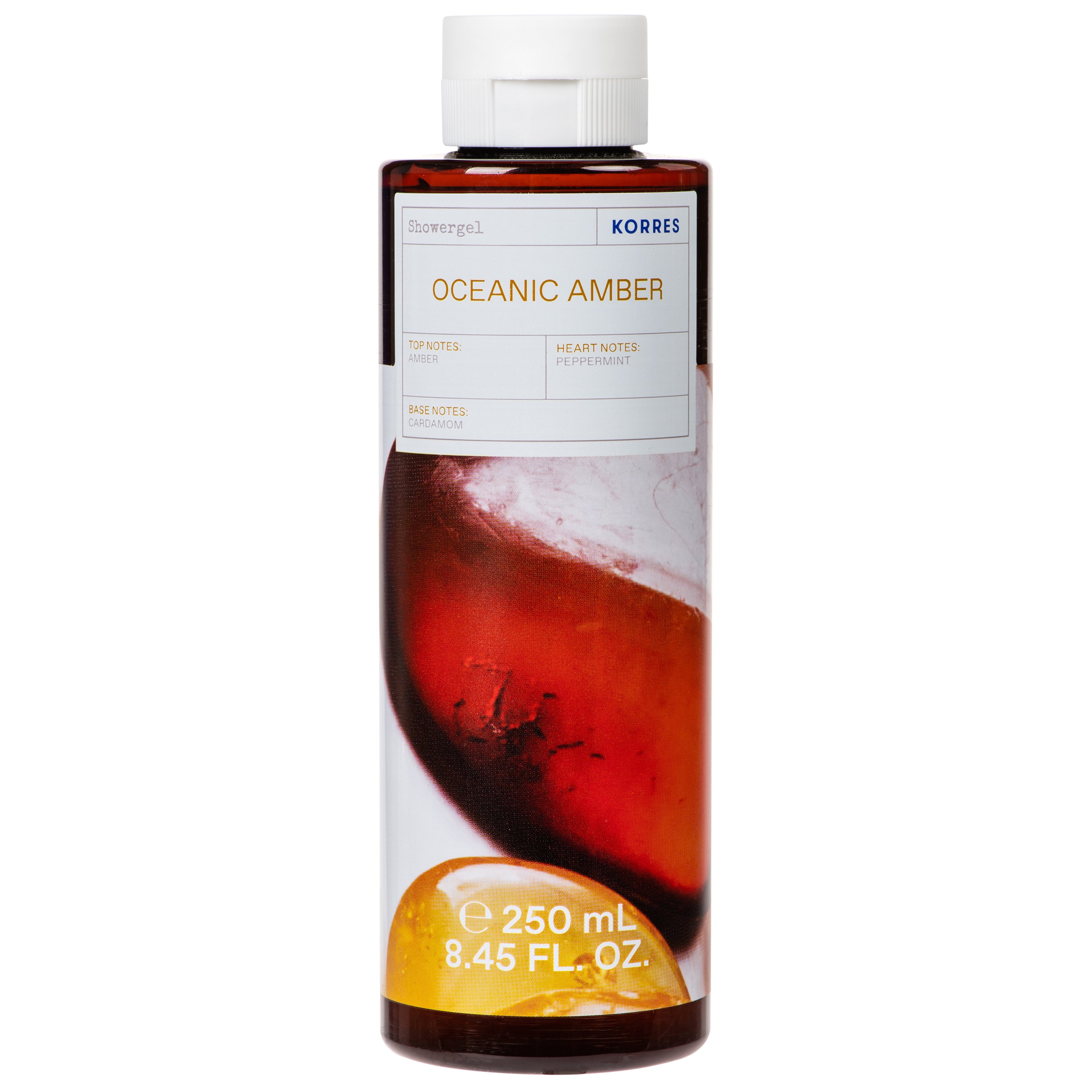 Korres Oceanic Amber Scented Showergel Αρωματικό Αφρόλουτρο με Ενυδατικούς Παράγοντες 250ml
