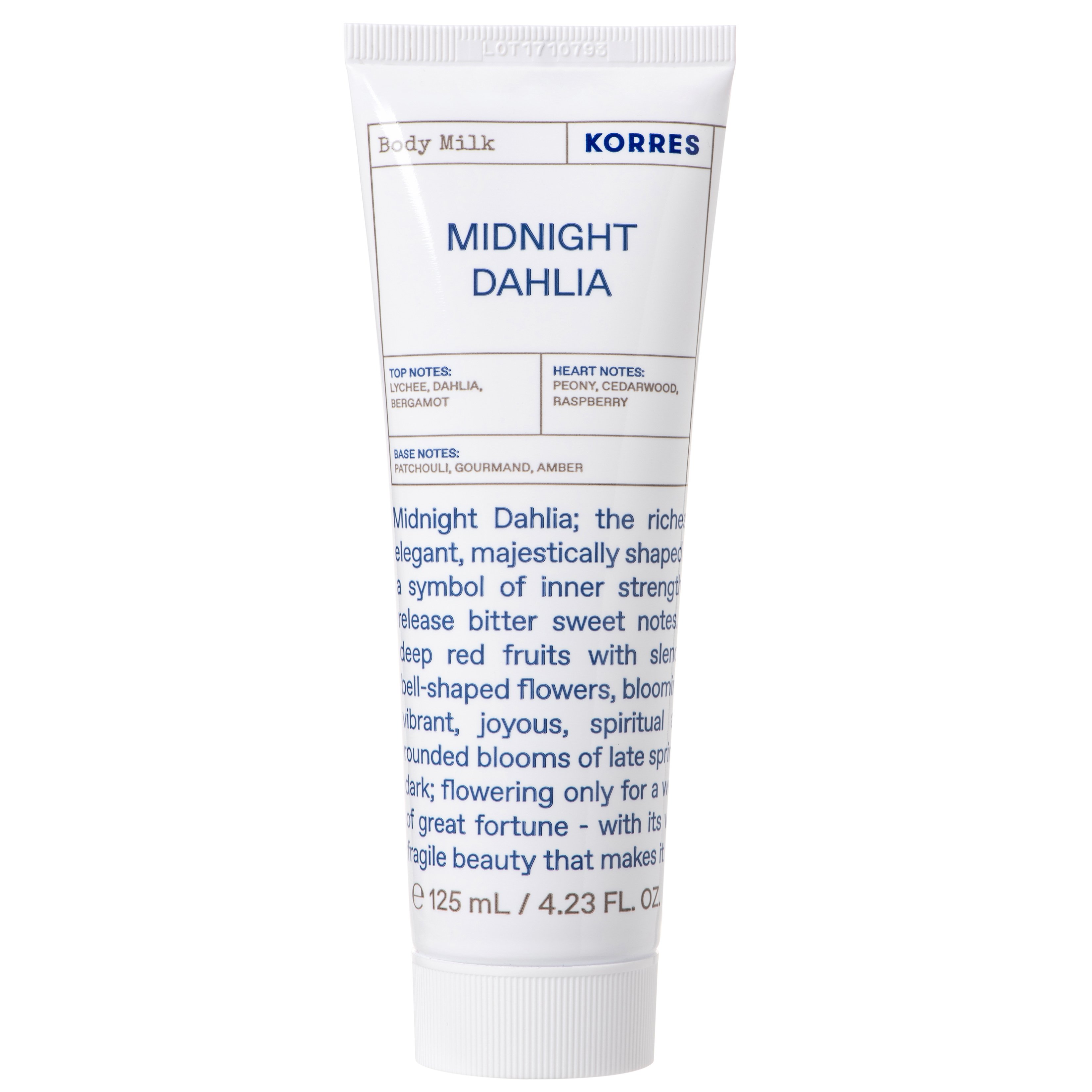 Korres Midnight Dahlia Moisturizing Body Milk Αρωματικό Γαλάκτωμα Σώματος με Ενυδατικούς Παράγοντες 125ml 35160