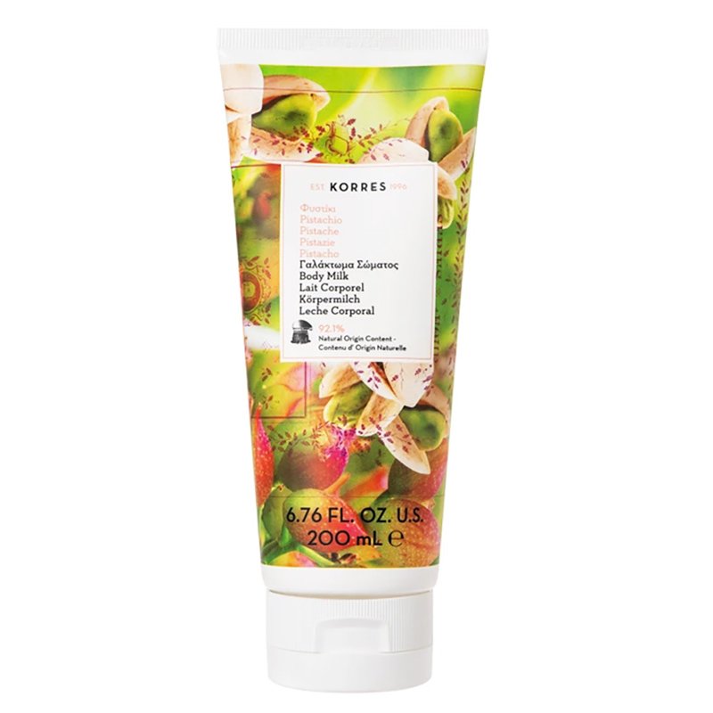 Korres Body Milk Pistachio Ενυδατικό Γαλάκτωμα Σώματος με Εθιστικό Άρωμα Φυστίκι 200ml