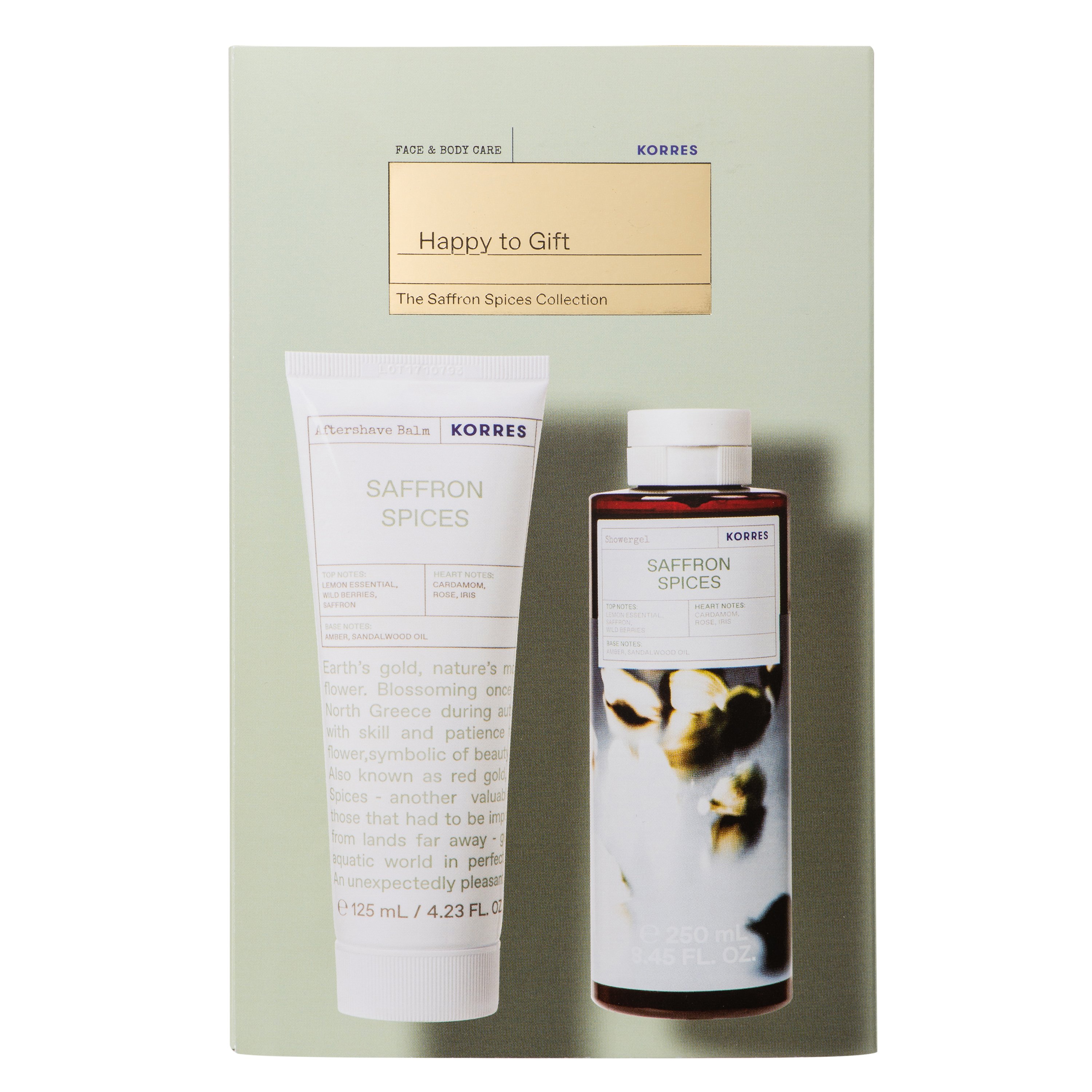 Korres Promo The Saffron Spices Collection Showergel 250ml & Aftershave Balm 125ml σε Ειδική Τιμή