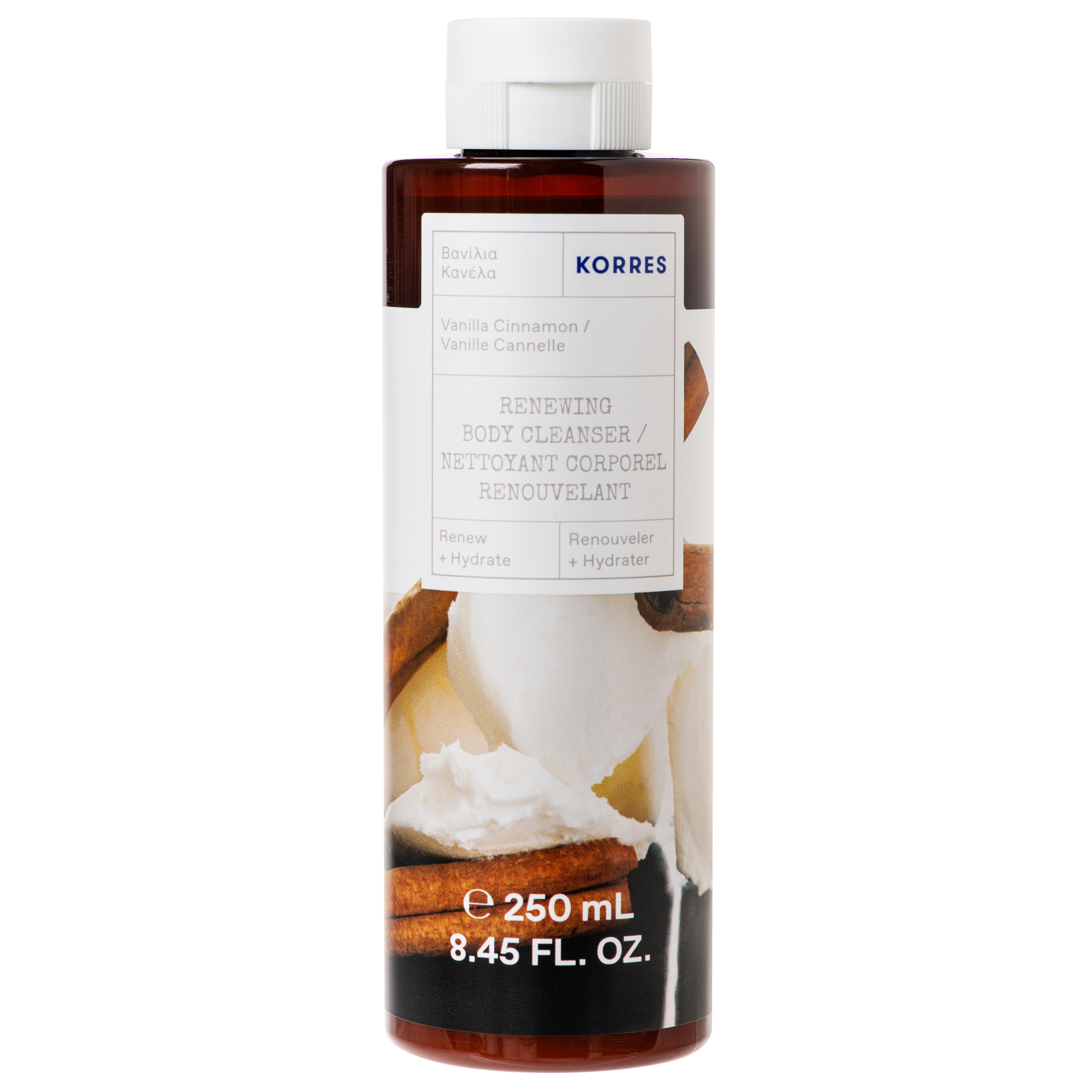 Korres Vanilla Cinnamon Body Cleanser Αφρόλουτρο με Κρεμώδες Άρωμα Βανίλια Κανέλα 250ml