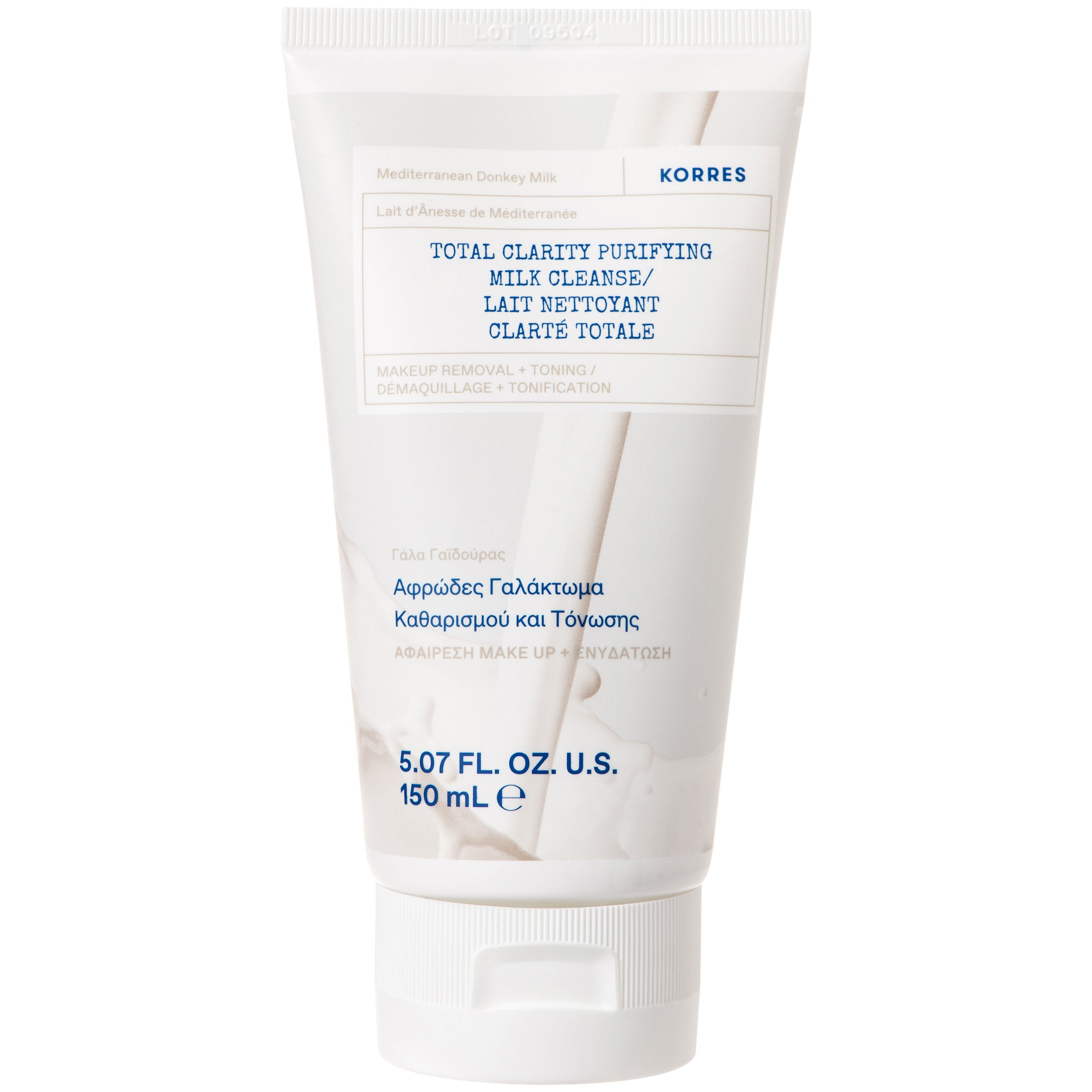 Korres Korres Mediterranean Donkey Milk Total Clarity Purifying Makeup Removal Milk Cleanser Αφρώδες Γαλάκτωμα Καθαρισμού & Τόνωσης Προσώπου με Γάλα Γαϊδούρας 150ml