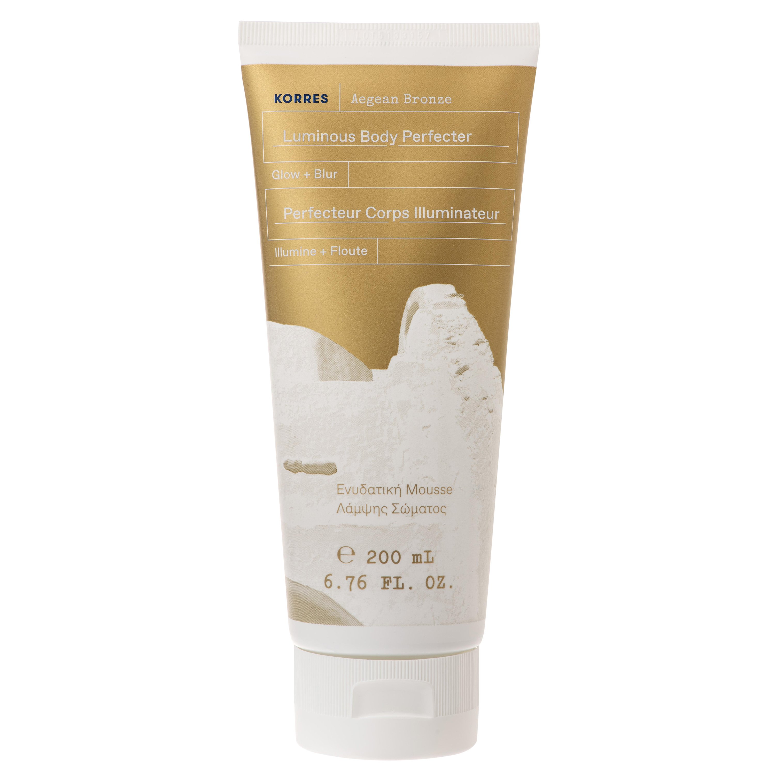 Korres Korres Aegean Bronze Luminous Body Perfecter Ενυδατική Mousse Λάμψης Σώματος 200ml