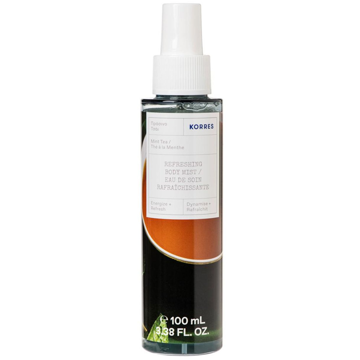 Korres Mint Tea Refreshing Body Mist Αναζωογονητικό Mist Σώματος με Άρωμα Πράσινο Τσάι 100ml