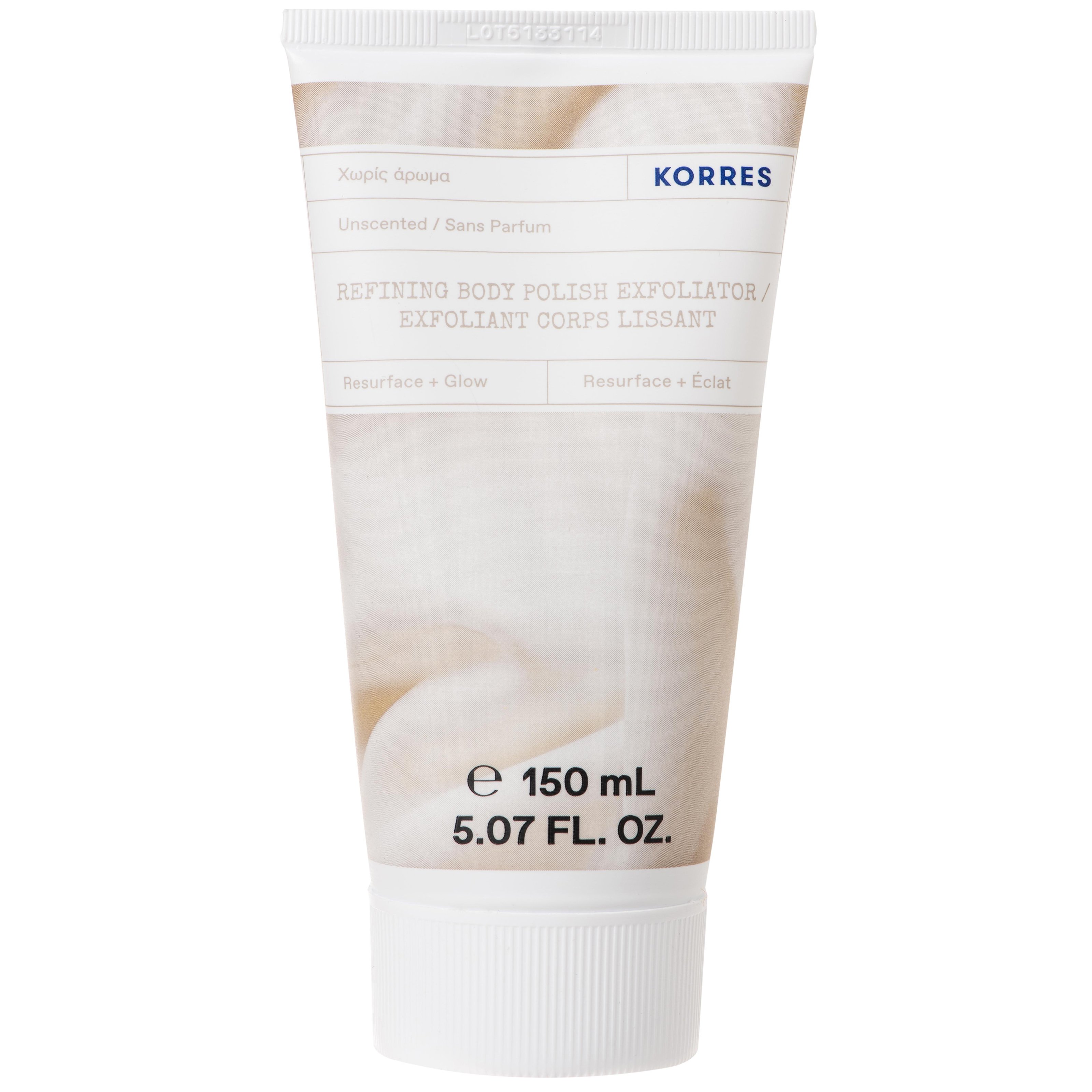 Korres Refining Body Polish Exfoliator Αναζωογονητικό Scrub Σώματος Χωρίς Άρωμα 150ml