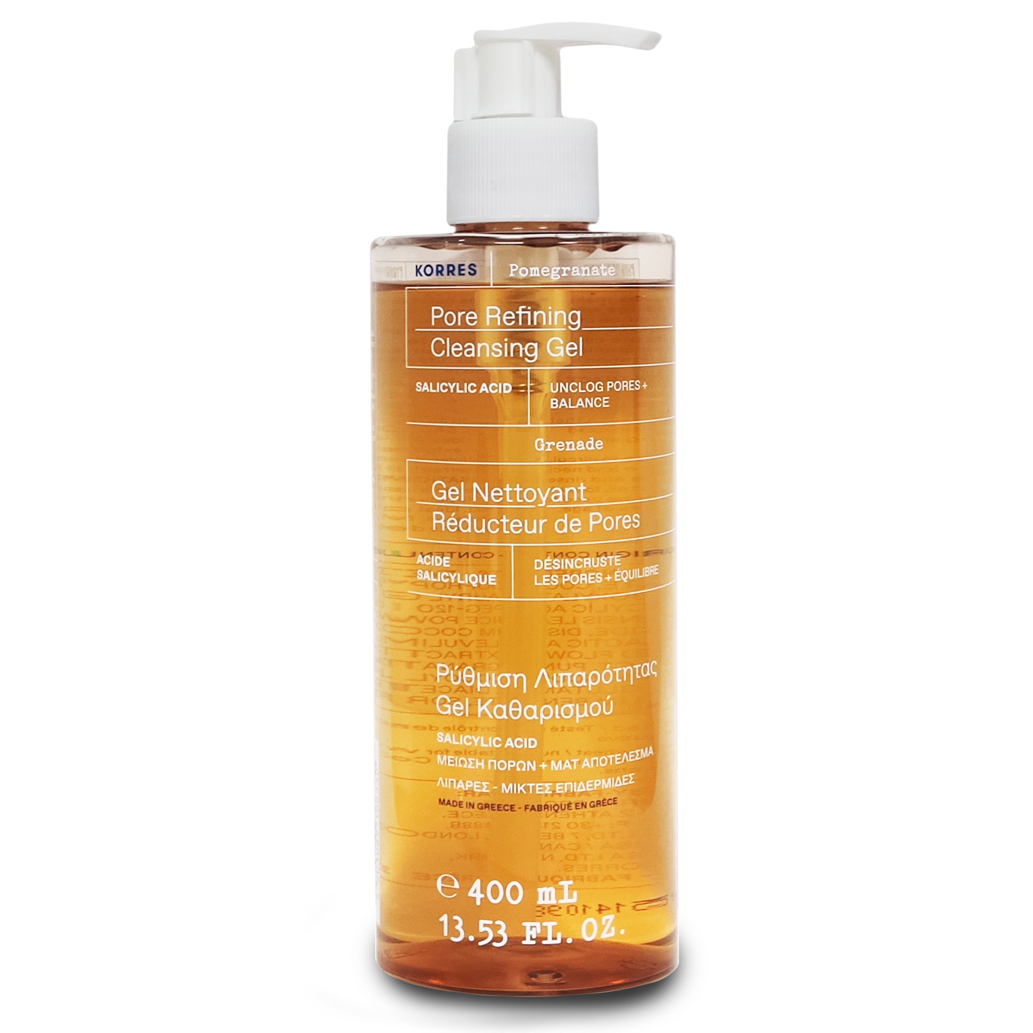 Korres Pomegranate Cleansing Gel Δροσιστικό Τζελ Καθαρισμού με Ρόδι 400ml