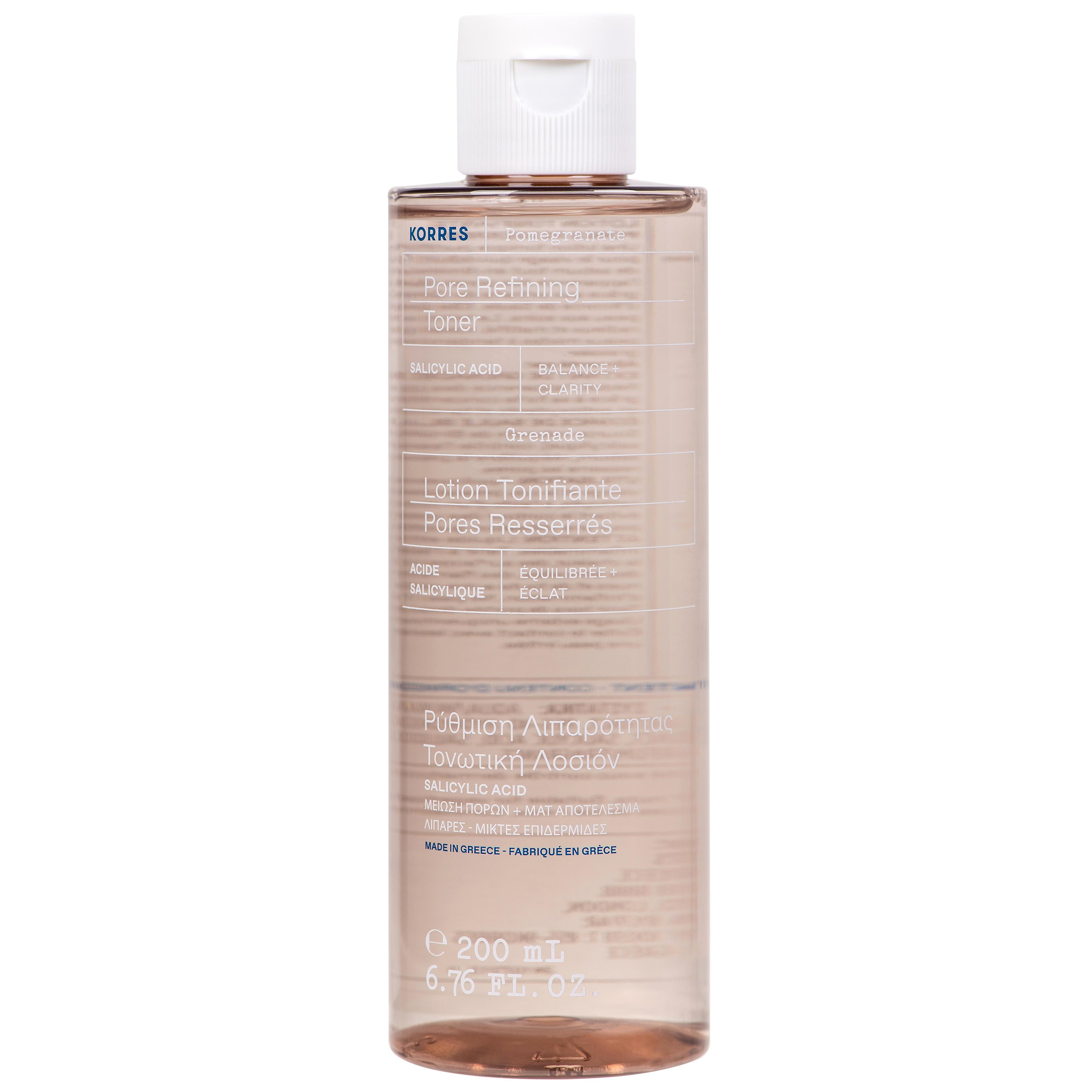 Korres Pore Refining Toner Pomegranate Τονωτική Λοσιόν Προσώπου με Ρόδι για Ρύθμιση της Λιπαρότητας 200ml