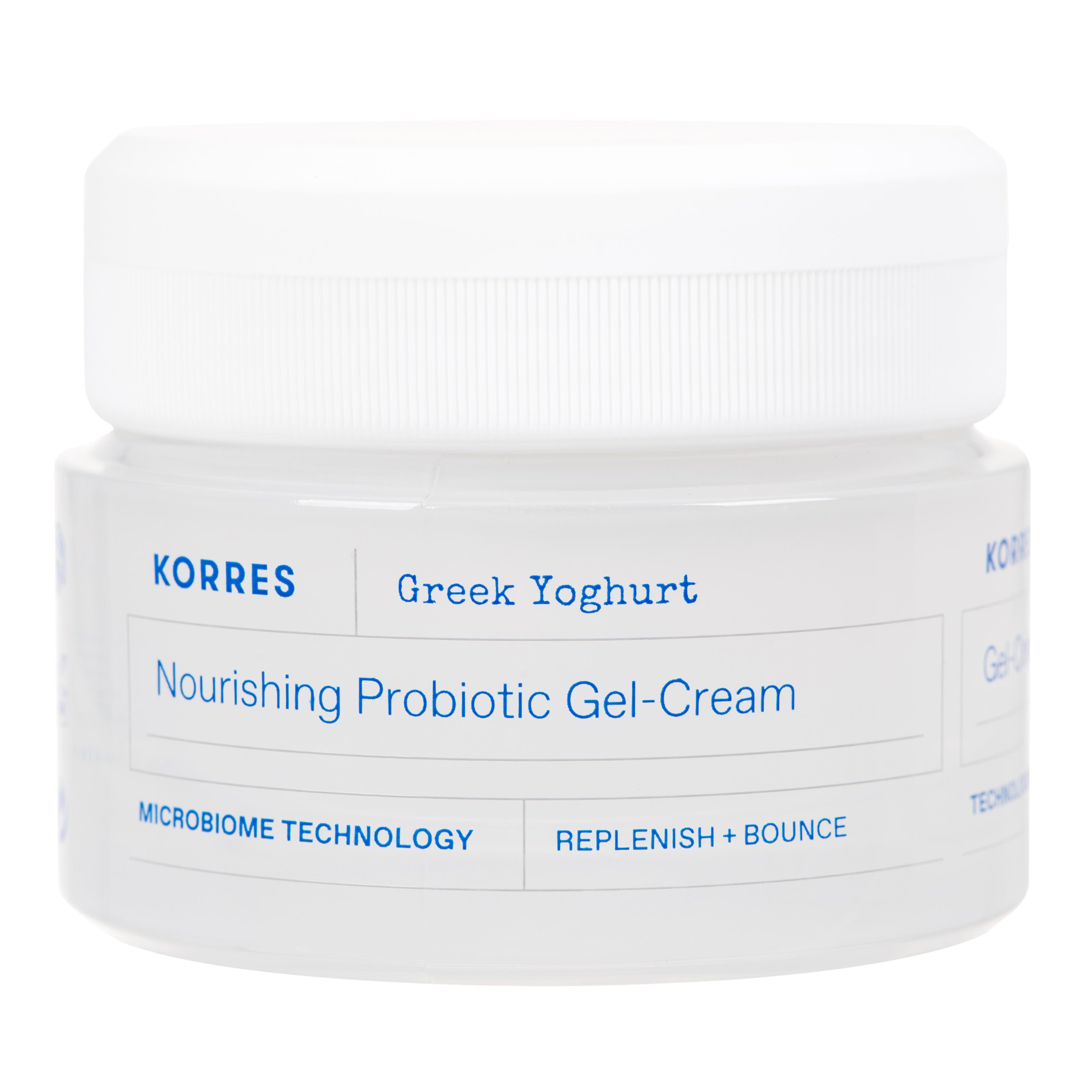 Korres Greek Yoghurt Nourishing Probiotic Gel Cream for Normal to Combination Skin Ενυδατική Κρέμα Ημέρας Ελαφριάς Υφής Ελληνικό Γιαούρτι, με Προβιοτικά 40ml