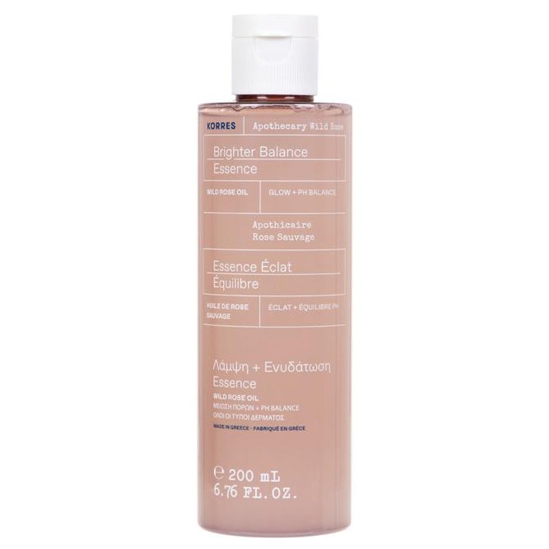 Korres Apothecary Wild Rose Vitamin Super C Brighter Balance Essence Ενυδατική Λοσιόν Άγριο Τριαντάφυλλο για Λάμψη & Εξισορρόπηση της Επιδερμίδας 200ml