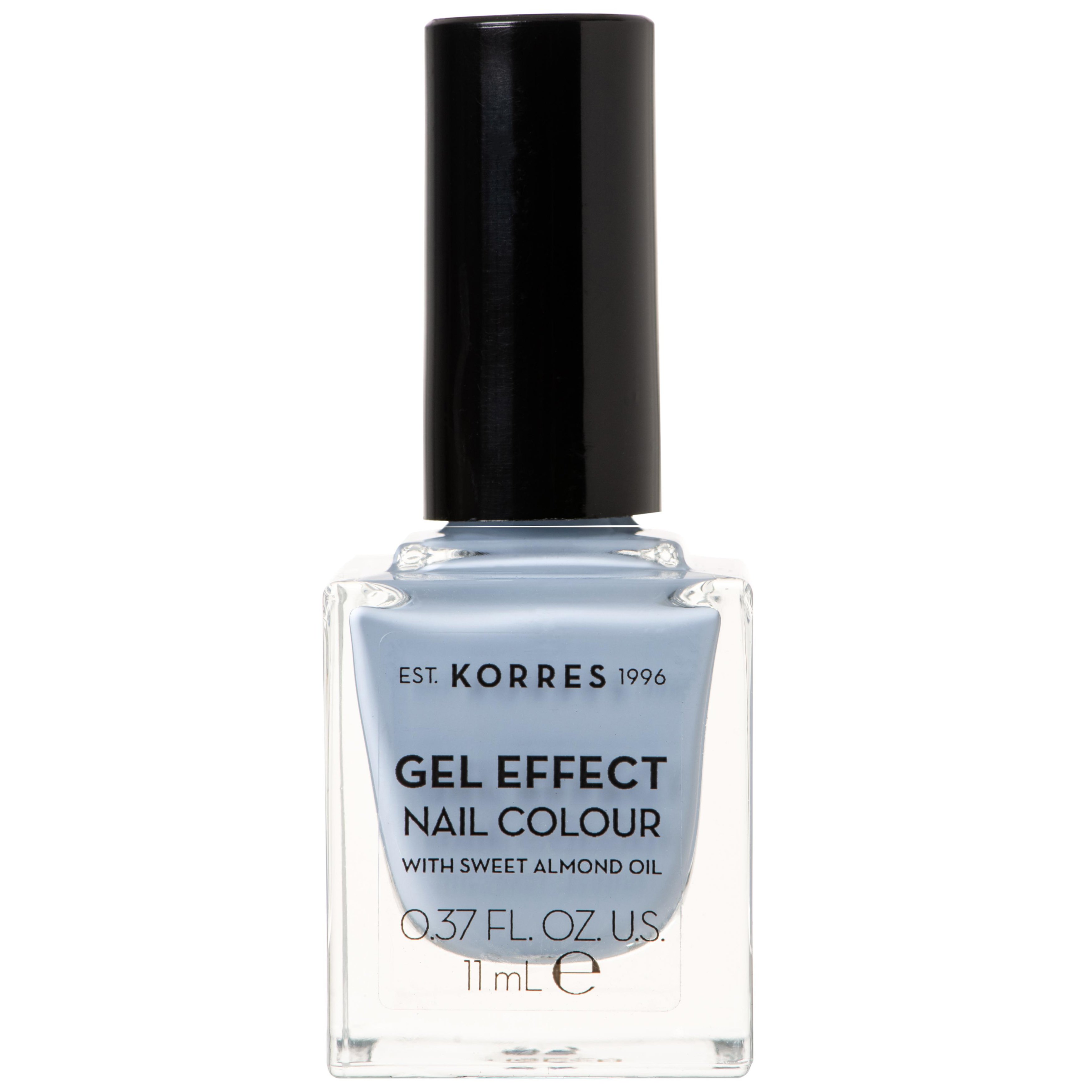 Korres Gel Effect Nail Colour Βερνίκι Νυχιών Απόλυτης Λάμψης & Διάρκειας, με Αμυγδαλέλαιο 11ml – Salt Water 38