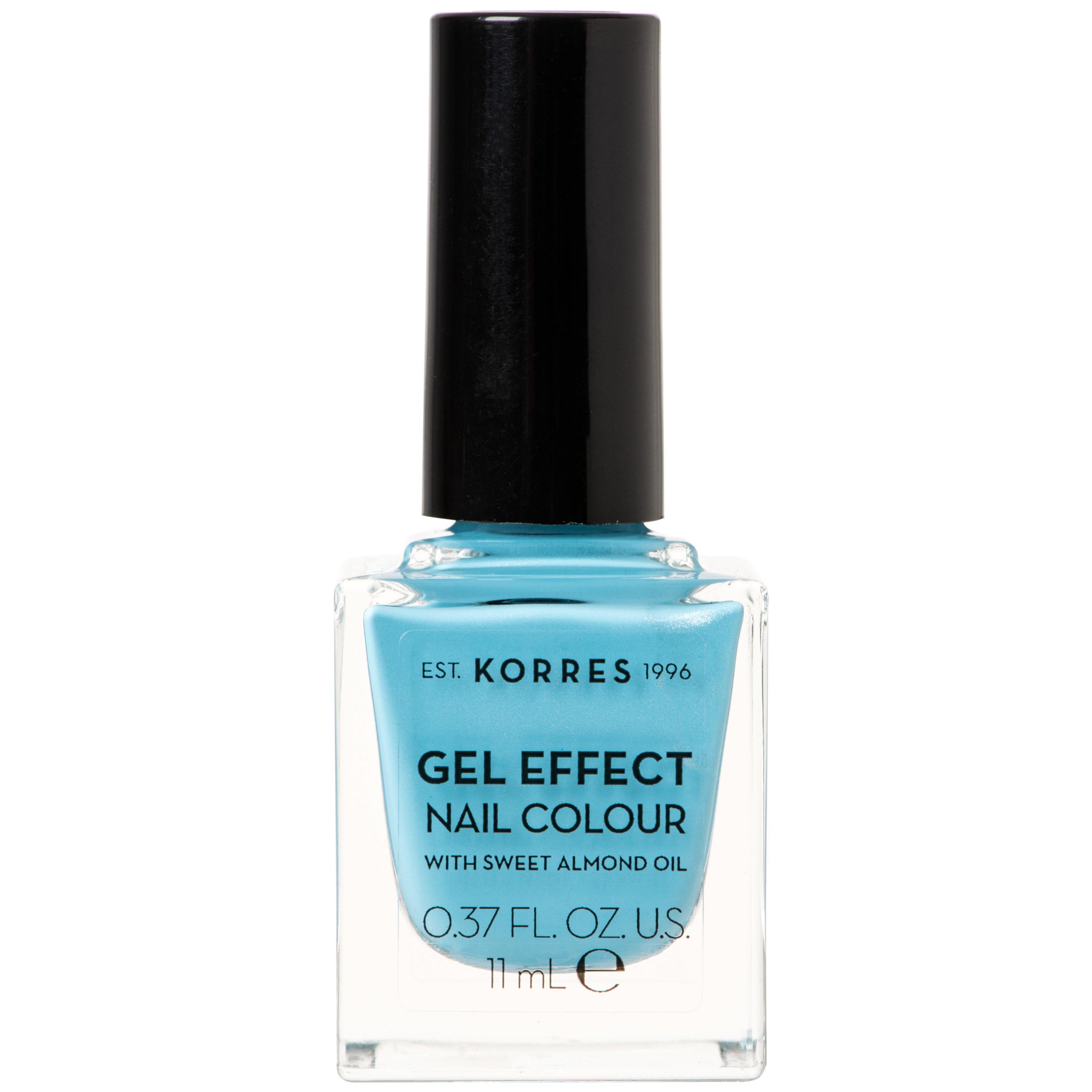 Korres Gel Effect Nail Colour Βερνίκι Νυχιών Απόλυτης Λάμψης & Διάρκειας, με Αμυγδαλέλαιο 11ml – Oceanid 81
