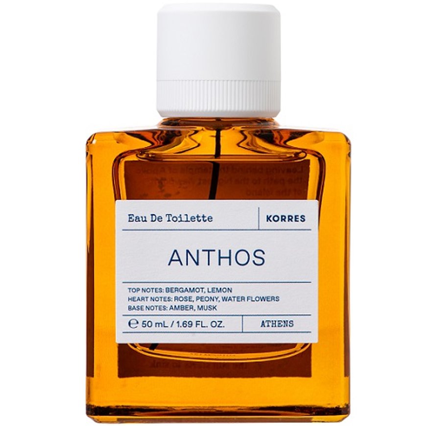 Korres Anthos Eau De Toilette Γυναικείο Άρωμα με Νότες Περγαμόντο & Λεμόνι 50ml