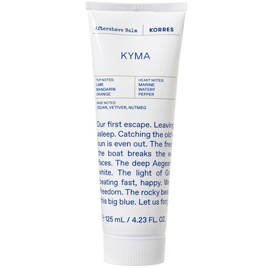 Korres Κύμα Aftershave Balm Γαλάκτωμα για μετά το Ξύρισμα με Άρωμα Lime, Μανταρίνι & Πορτοκάλι 125ml