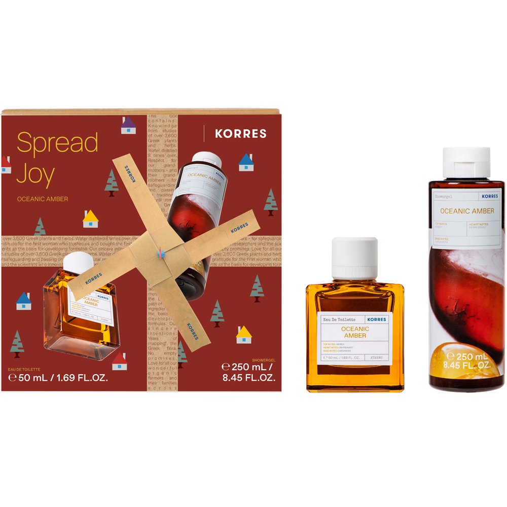 Korres Πακέτο Προσφοράς Spread Joy Oceanic Amber Eau De Toilette 50ml & Showergel 250ml