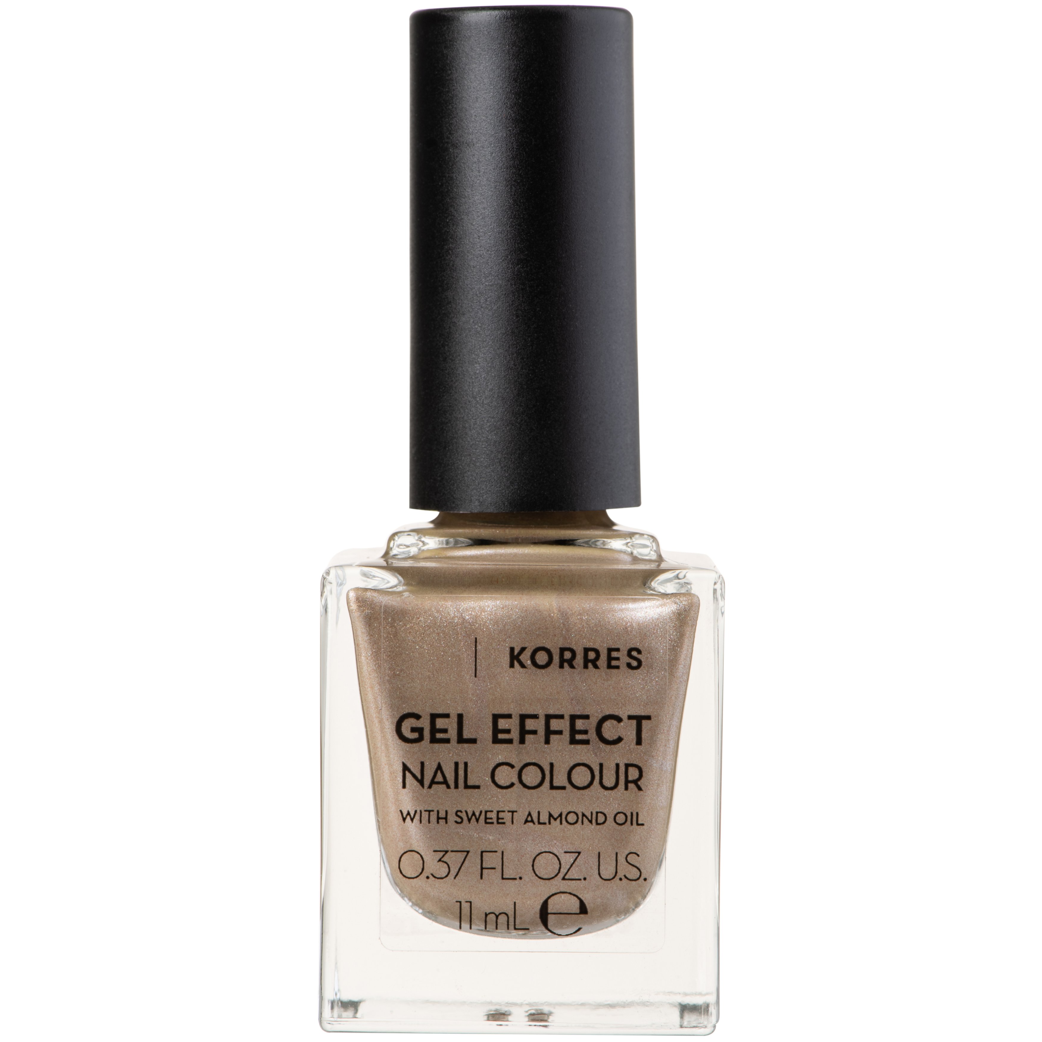 Korres Gel Effect Nail Colour Βερνίκι Νυχιών με Αμυγδαλέλαιο για Έντονη Λάμψη & Μεγάλη Διάρκεια 11ml – 94 Sand Dune