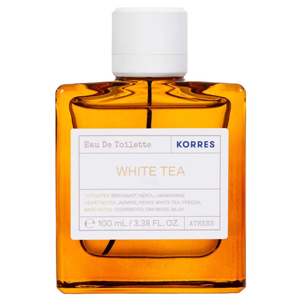 Korres Korres Eau De Toilette White Tea Γυναικείο Άρωμα με Νότες από Λευκό Τσάι, Φρέζια & Περγαμόντο 100ml