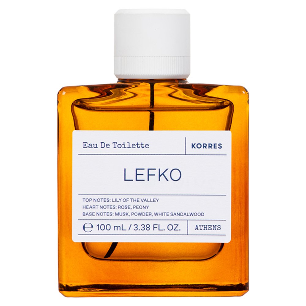 Korres Eau De Toilette Lefko Γυναικείο Άρωμα με Νότες Άνθους Μιγκέ, Τριαντάφυλλου & Παιώνιας 100ml