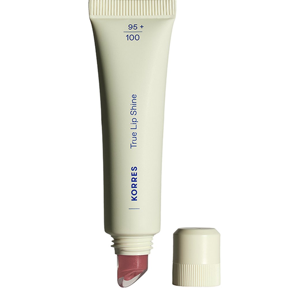 Korres True Lip Shine Balm Χειλιών Απαλού Χρώματος με Λαμπερό Αποτέλεσμα που δεν Κολλάει 10ml - 19 Pomegranate