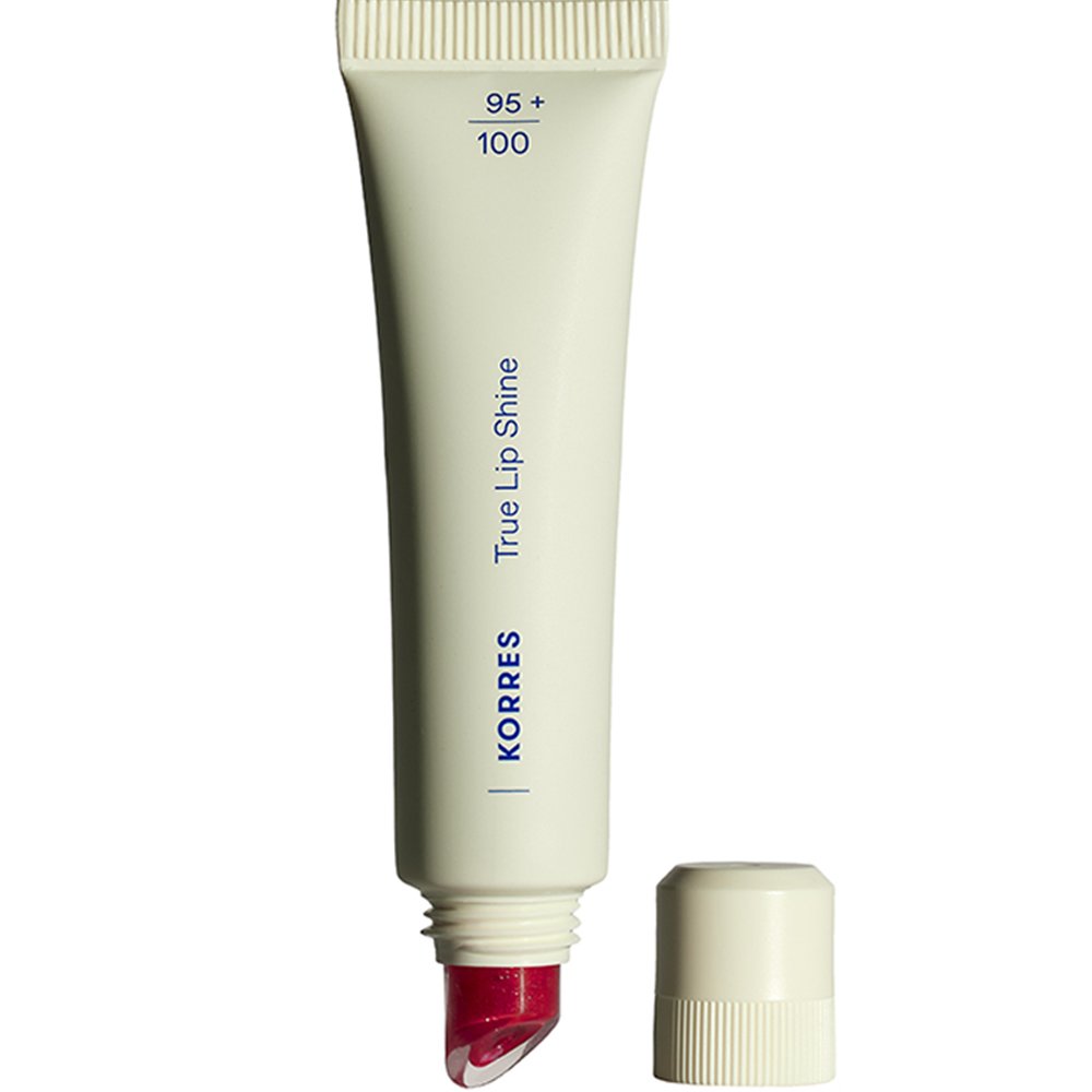 Korres True Lip Shine Balm Χειλιών Απαλού Χρώματος με Λαμπερό Αποτέλεσμα που δεν Κολλάει 10ml - 52 Poppy Red