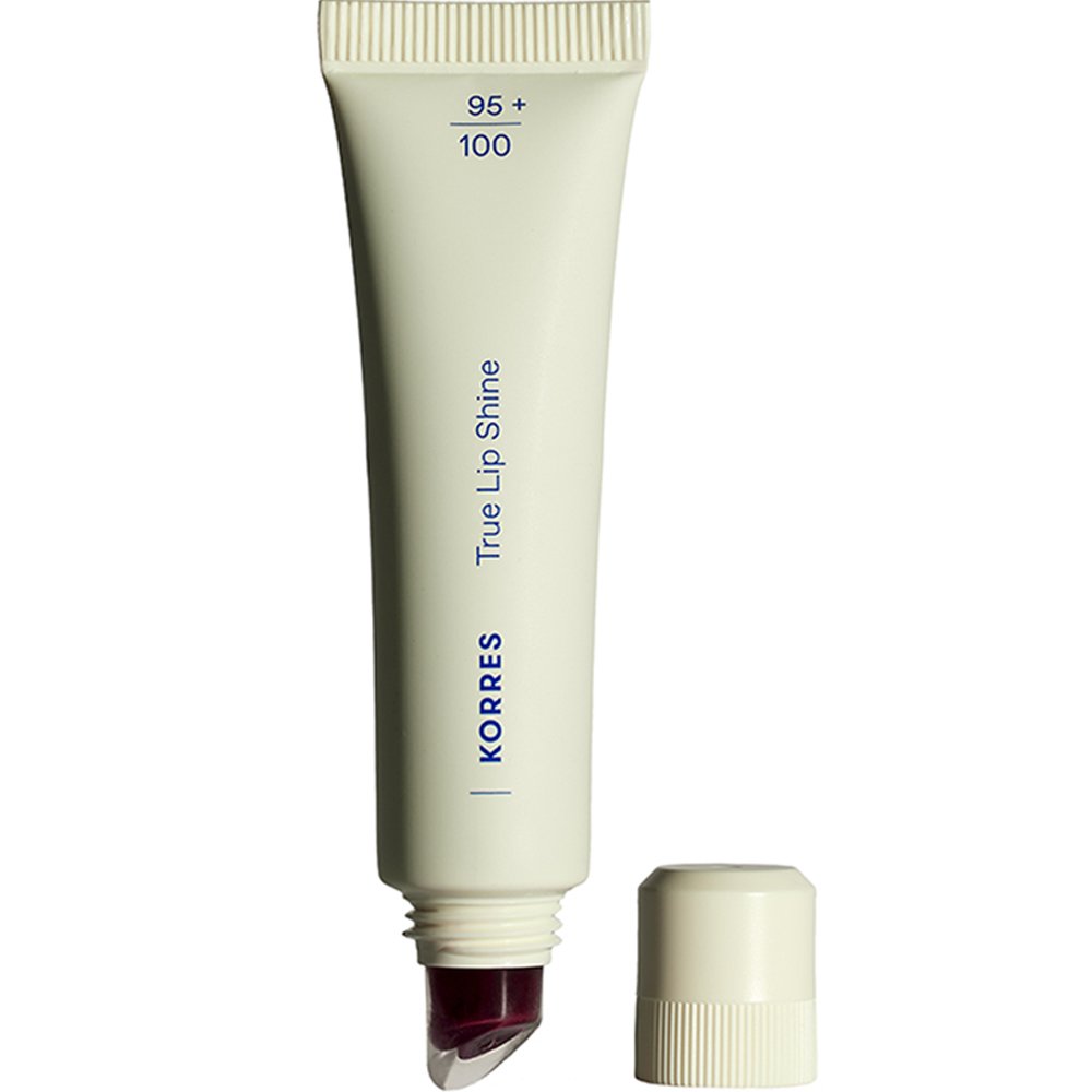 Korres True Lip Shine Balm Χειλιών Απαλού Χρώματος με Λαμπερό Αποτέλεσμα που δεν Κολλάει 10ml - 27 Mulberry