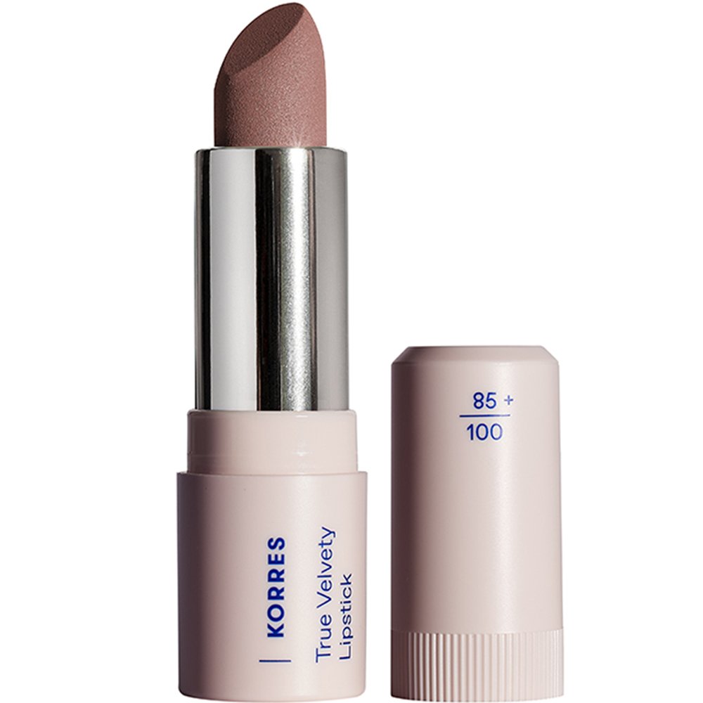 Korres True Velvety Lipstick Κραγιόν με Κρεμώδη υφή & Πλούσιο Χρώμα με Μόλις Ένα Πέρασμα 3g - 13 Nude Pink