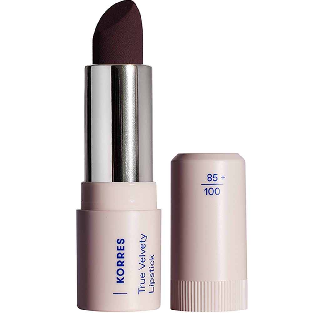 Korres Korres True Velvety Lipstick Κραγιόν με Κρεμώδη υφή & Πλούσιο Χρώμα με Μόλις Ένα Πέρασμα 3g - 59 Wine Red