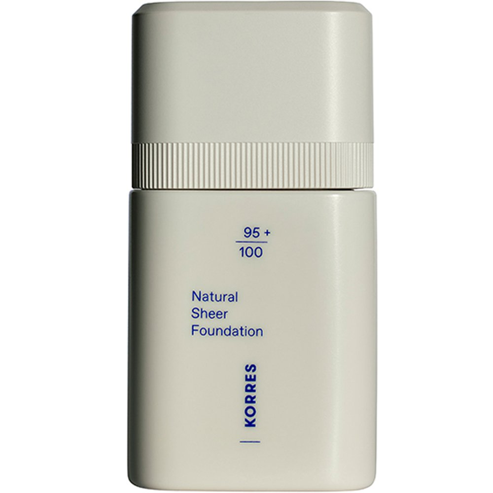 Korres Natural Sheer Foundation Διάφανης Κάλυψης Ανάλαφρο Foundation που Λειαίνει τις Ατέλειες για Φυσικά Λαμπερό Αποτέλεσμα 30ml - 01 Light