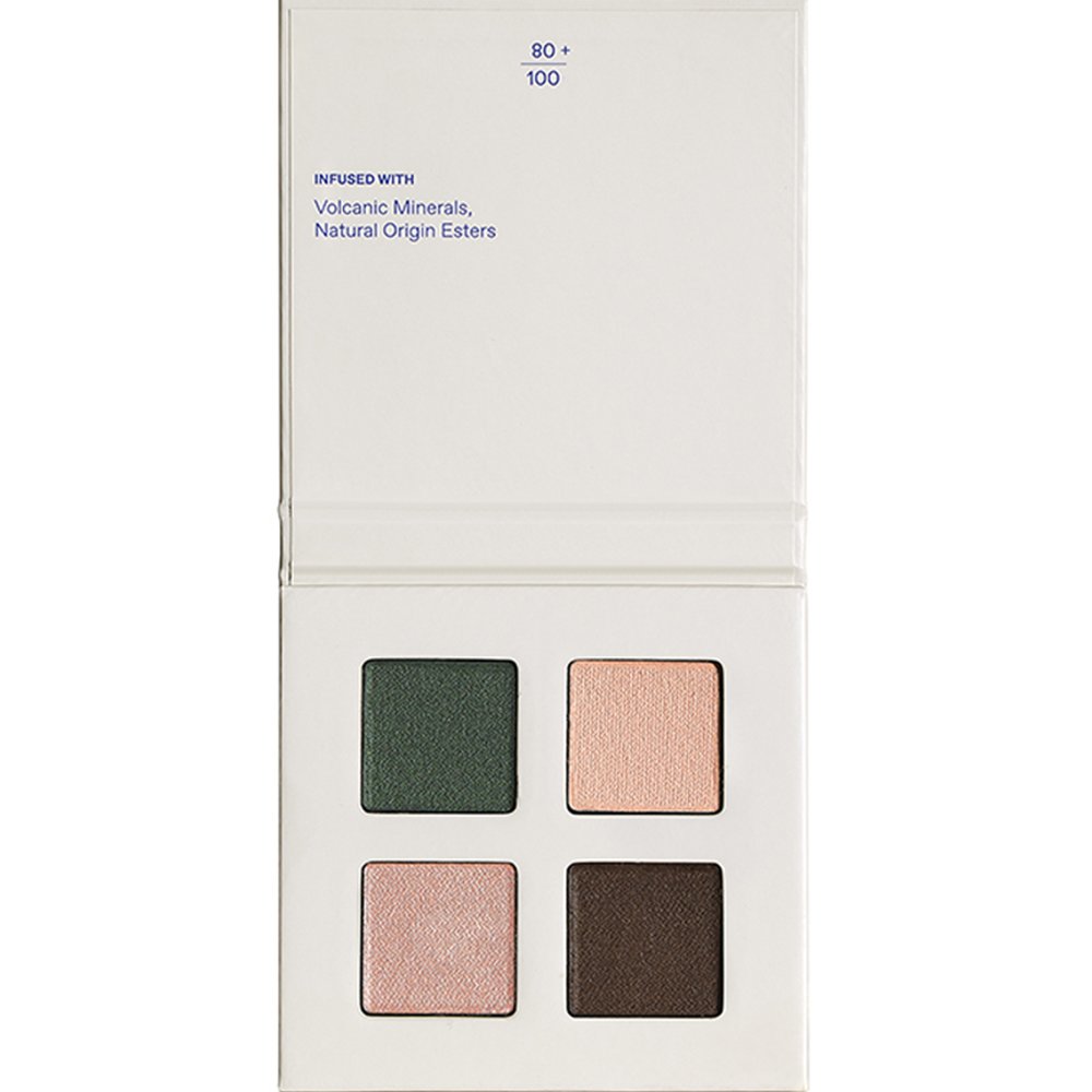 Korres Real Color Eyeshadow Palette Τετραπλή Παλέτα Σκιών με Πλούσια Χρώματα σε Ματ & Μεταλλικές Αποχρώσεις με Κρεμώδη Υφή για Εύκολη Εφαρμογή 4g - 01 Forest Nudes