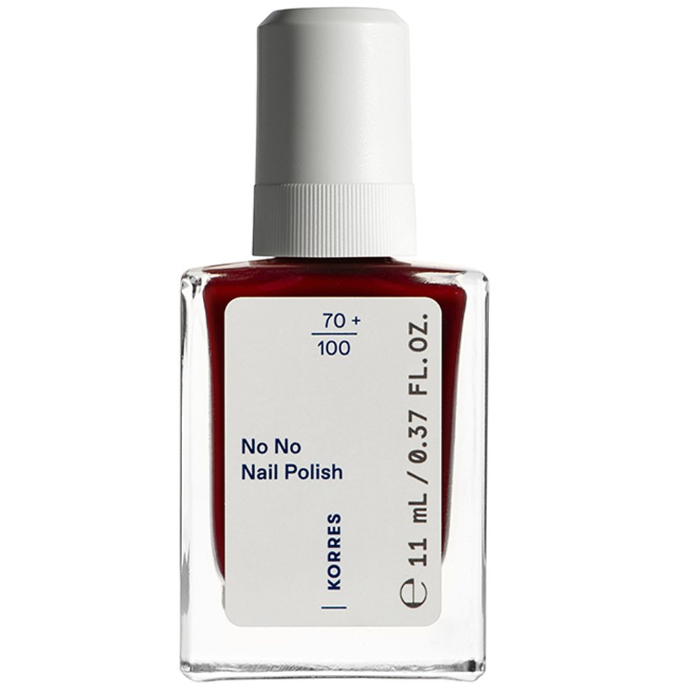 Korres Korres No No Nail Polish Βερνίκι Νυχιών Υψηλής Φυσικής Περιεκτικότητας με Λάδι Αμυγδάλου 11ml - 57 Wine Red