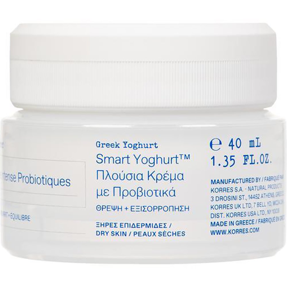 Korres Greek Yoghurt Smart Probiotic Intense Cream Πλούσια Κρέμα Προσώπου με Προβιοτικά για Θρέψη & Εξισορρόπηση 40ml