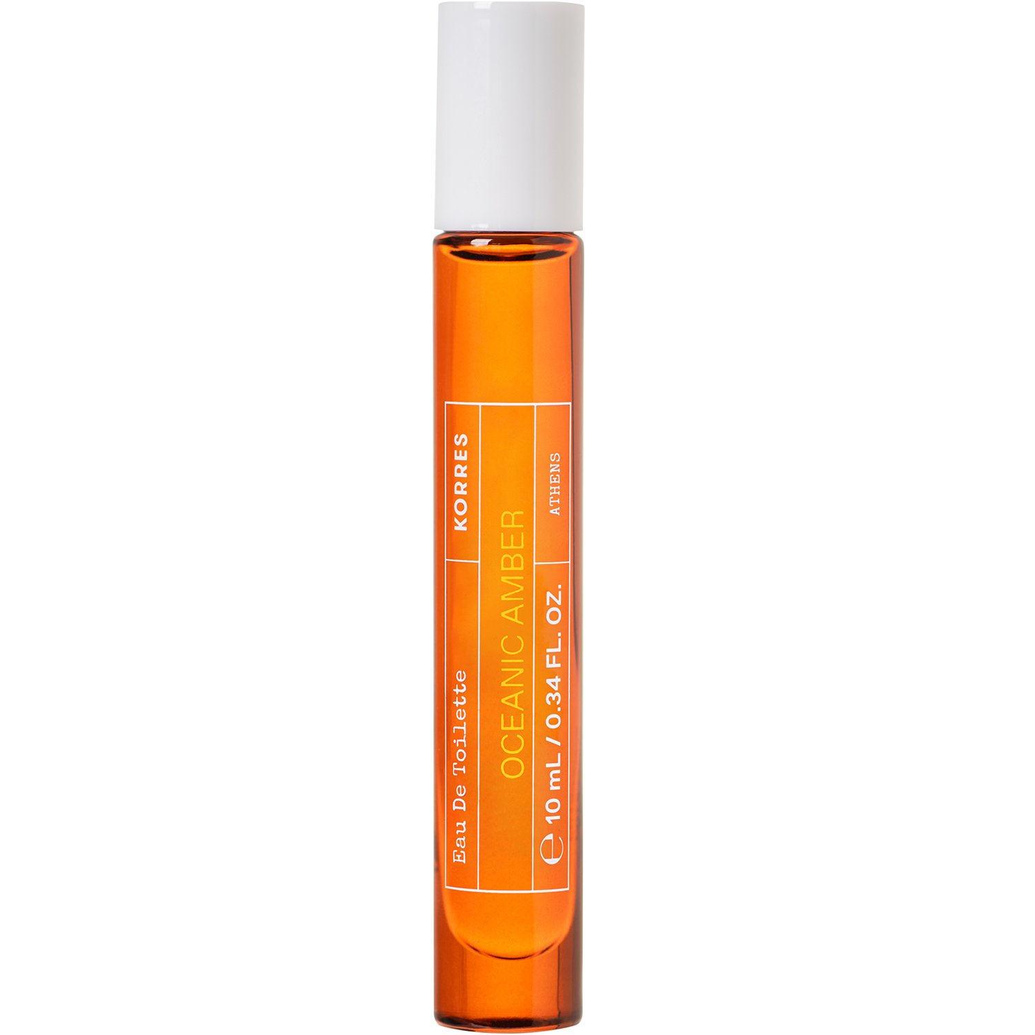 Korres Oceanic Amber Eau De Toilette Ανδρικό Άρωμα με Φρεσκάδα Θαλασσινού Νερού & Νότες Κεχριμπαριού 10ml