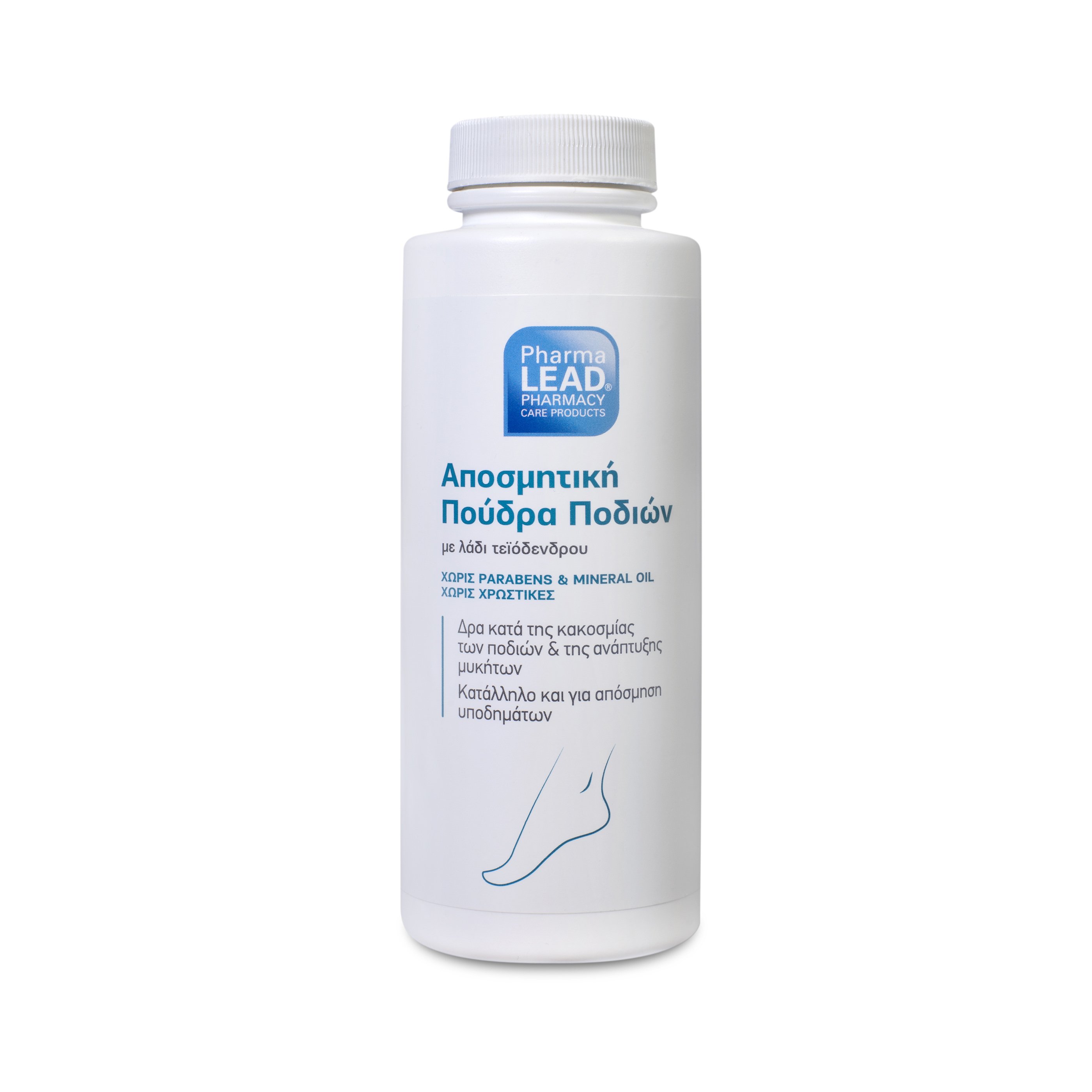 Pharmalead Αποσμητική Πούδρα Ποδιών 100gr