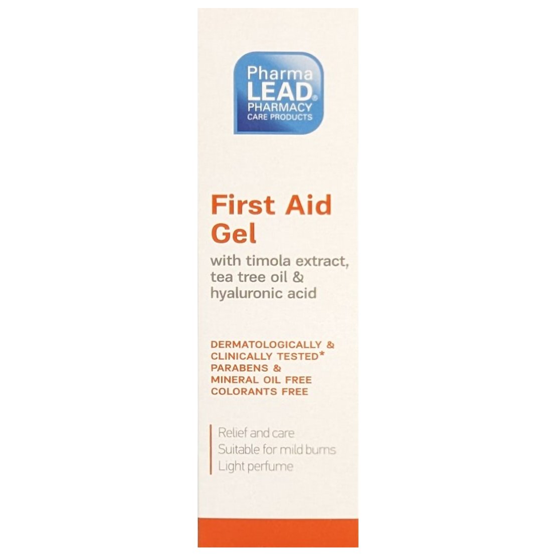 Pharmalead First Aid Gel With Timola Extract, Tea Tree Oil & Hyaluronic Acid Κατάλληλο Για Ήπια Ηλιακά ή Θερμικά Εγκαύματα 50ml