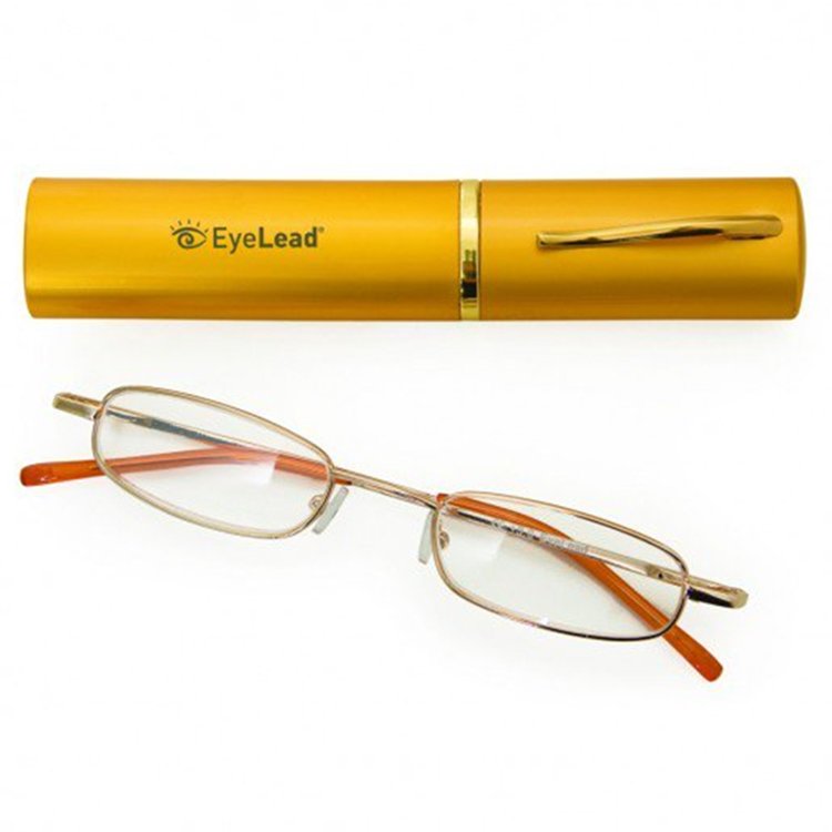 Eyelead Pocket P 203 Γυαλιά Διαβάσματος Τσέπης Χρυσό, με Μεταλλικό Σκελετό – 3,00