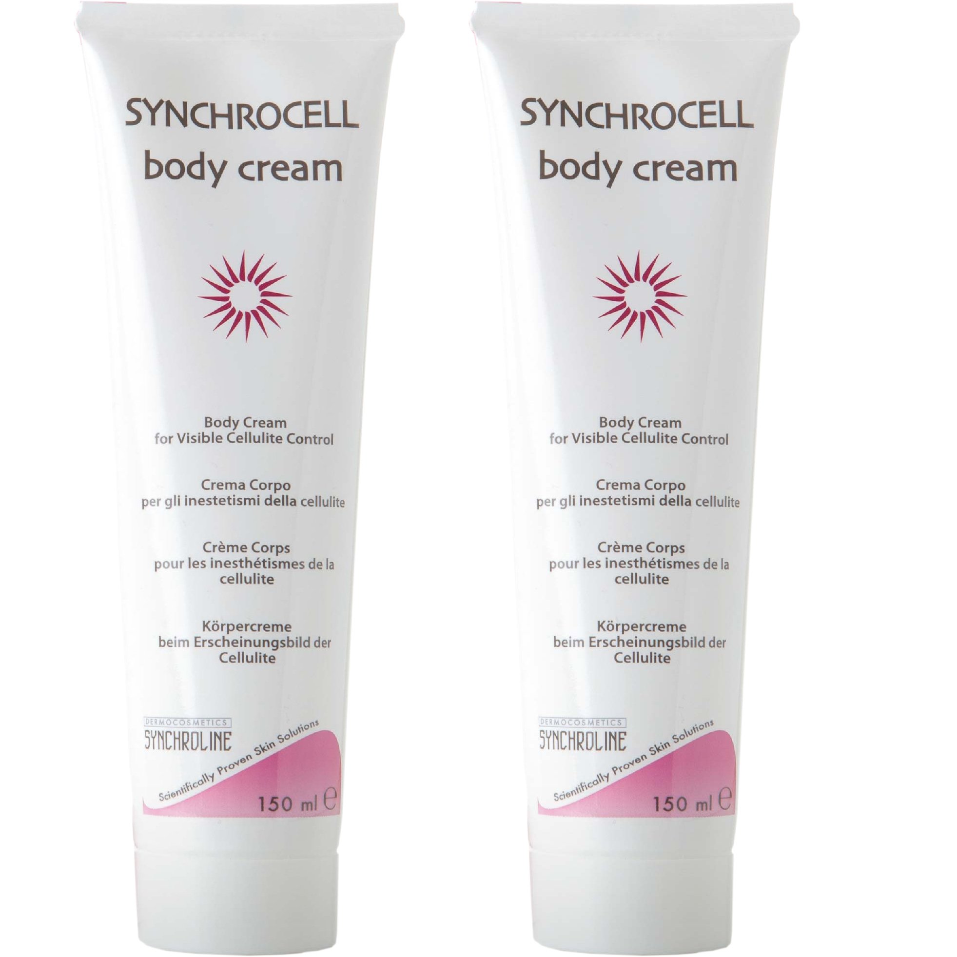 Synchroline Synchrocell Body Cream Κρέμα Σώματος για την Καταπολέμηση της Κυτταρίτιδας, 2x150ml 1+1 Δώρο