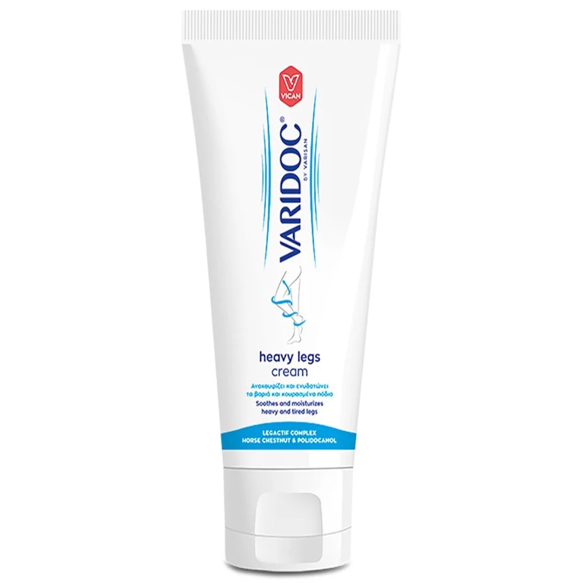 Varidoc Varidoc Heavy Legs Cream Κρέμα που Ανακουφίζει & Ενυδατώνει τα Βαριά και Κουρασμένα Πόδια 250ml
