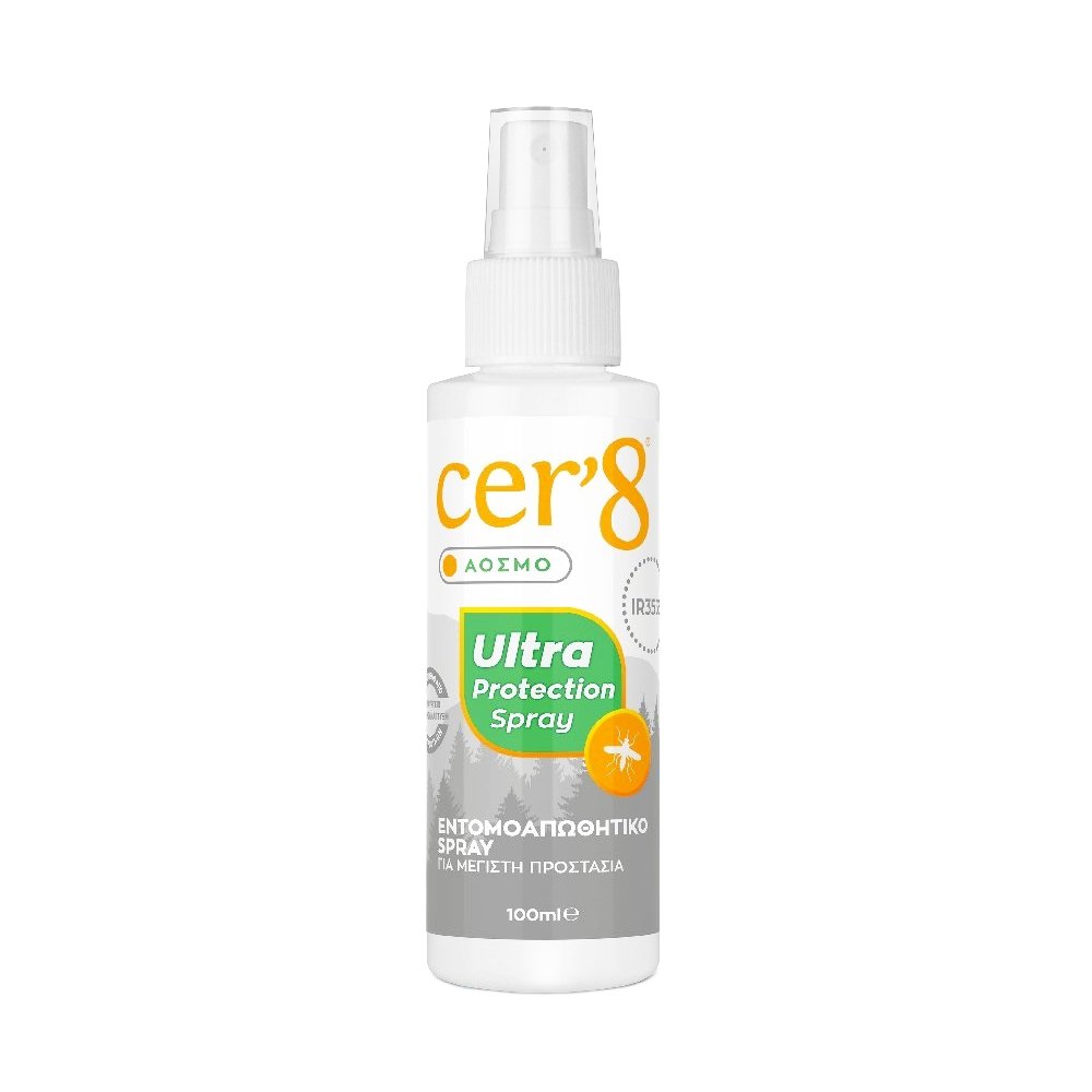 Vican Cer’8 Ultra Protection Spray Άοσμο Εντομοαπωθητικό για Μέγιστη Προστασία 100ml