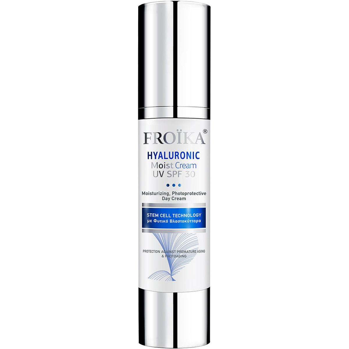 Froika Hyaluronic Moist UV Spf30 Κρέμα Ημέρας με Υαλουρονικό Οξύ για Κάθε Τύπο Δέρματος με Αντηλιακή Προστασία 50ml
