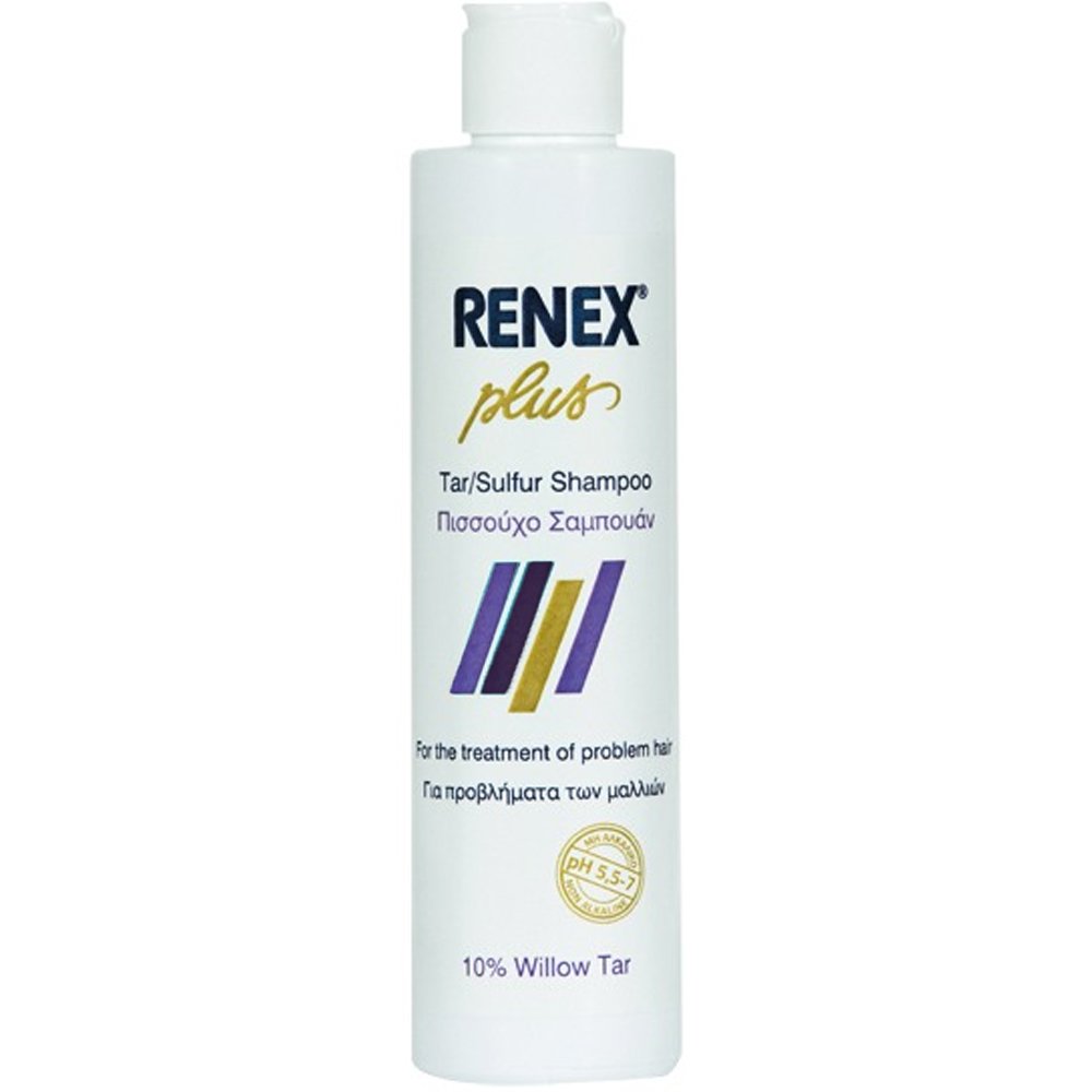 Froika Renex Plus Tar/Sulfur Anti Dandruff Shampoo Αντιπιτυριδικό Πισσούχο Σαμπουάν με Οργανικό Θείο Ενάντια Σμηγματόρροιας & Κνησμού 200ml