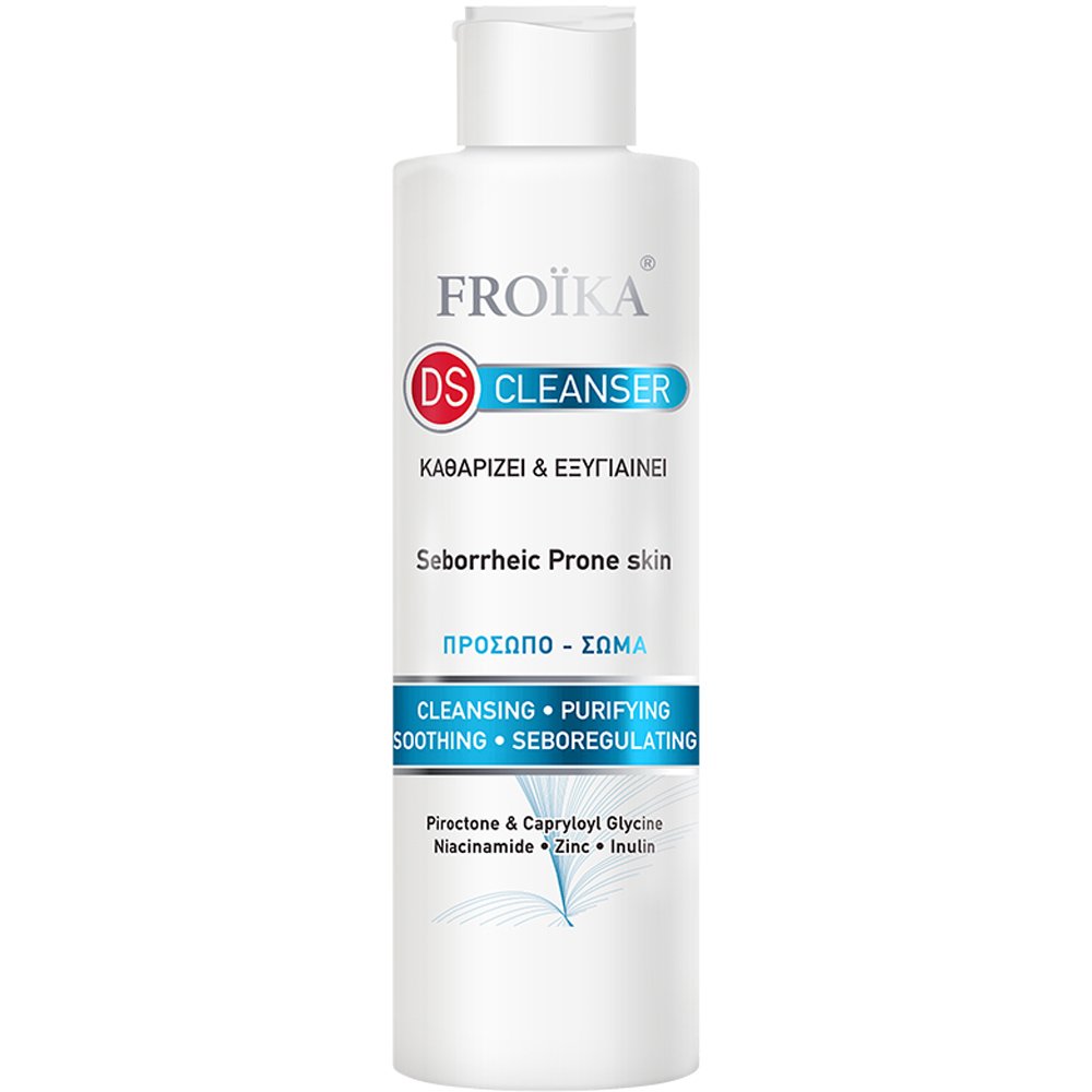 Froika Froika DS Soothing Liquid Face & Body Cleanser Αφρίζον Τζελ Καθαρισμού με Καταπραϋντική & Σμηγματορυθμιστική Δράση 200ml