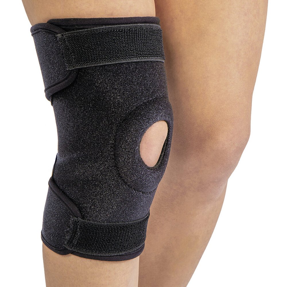 Syndesmos Group Anatomic Help Neoprene Knee Support Open Patela One Size Κωδ 0555 Μαύρο Επιγονατίδα Απλή Με Τρύπα για Ήπιες Ενοχλήσεις, Μετεγχειρητική Φροντίδα & Άθληση 1 Τεμάχιο
